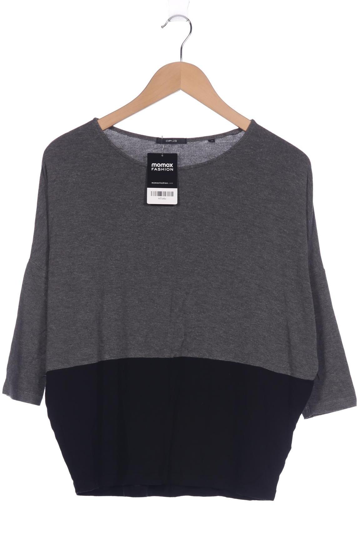 

Opus Damen Langarmshirt, grau, Gr. 36