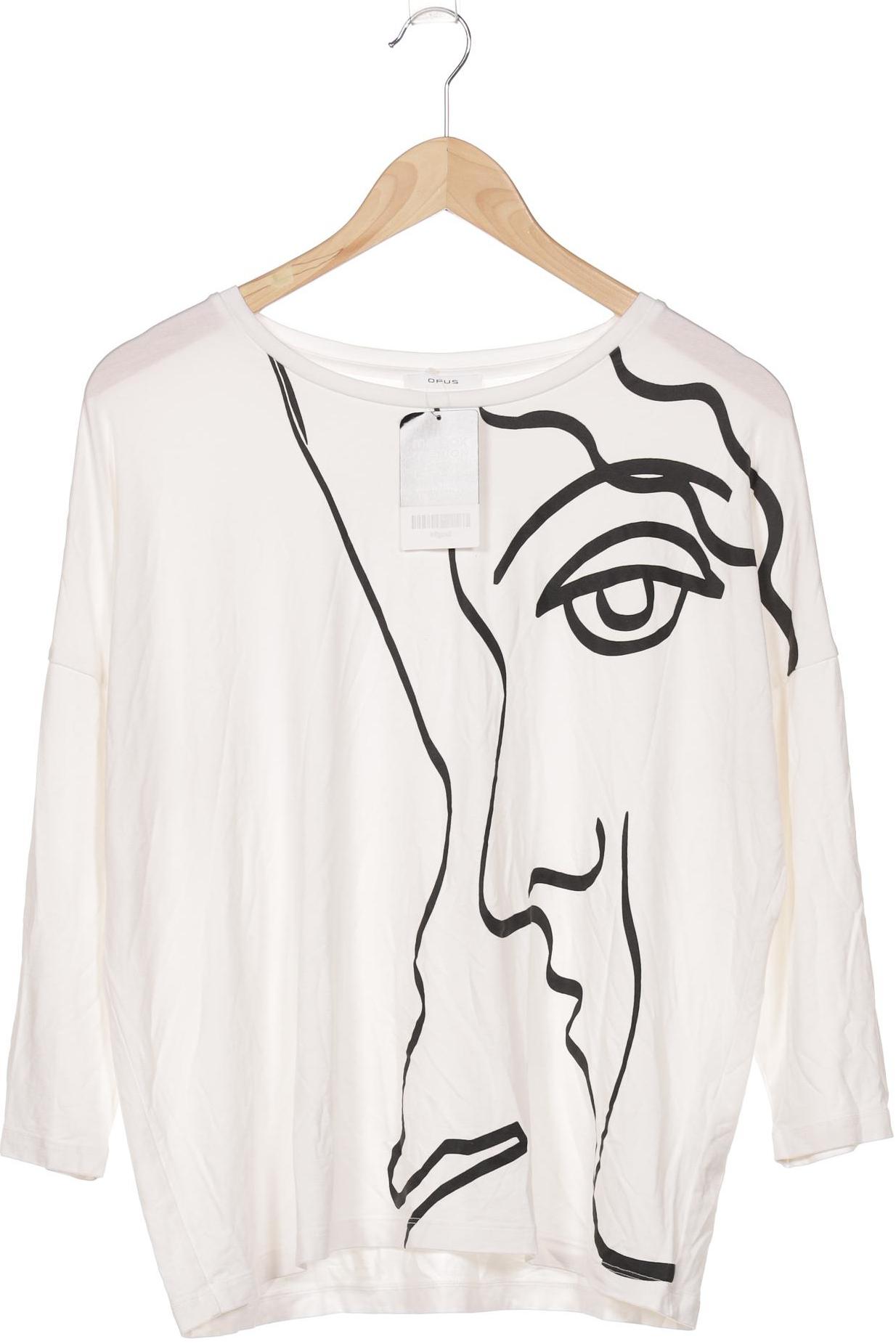 

Opus Damen Langarmshirt, cremeweiß, Gr. 40