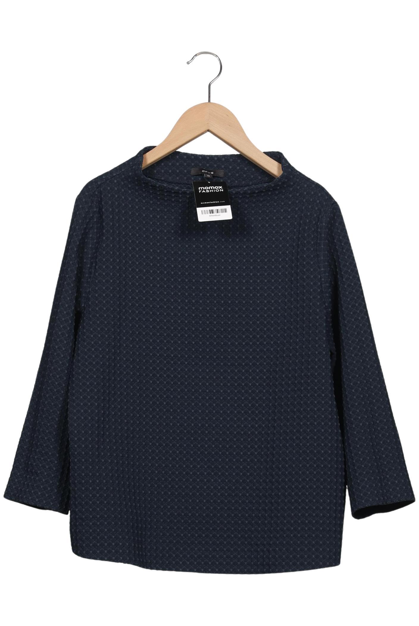 

Opus Damen Langarmshirt, marineblau, Gr. 38