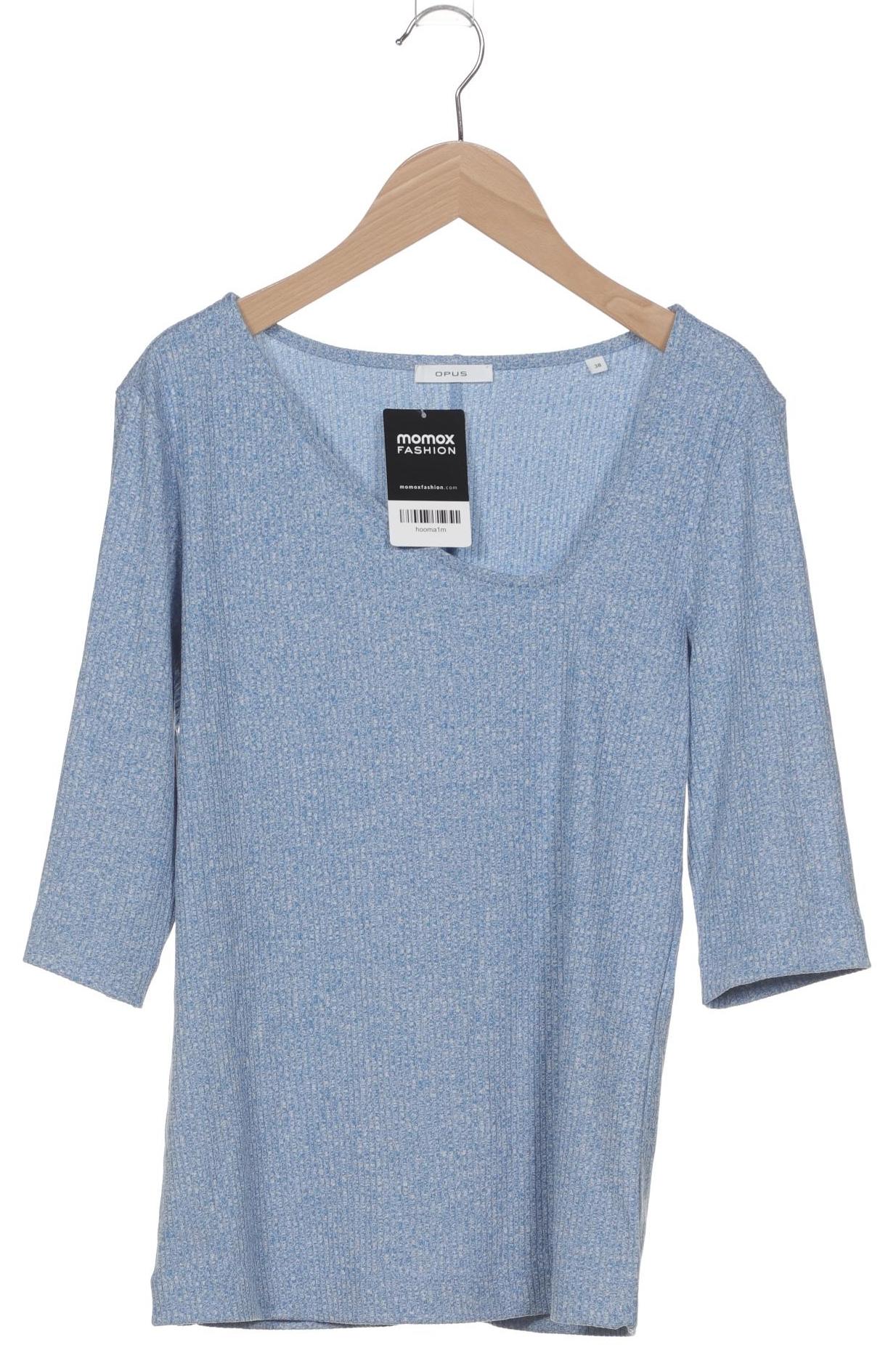 

Opus Damen Langarmshirt, blau, Gr. 38