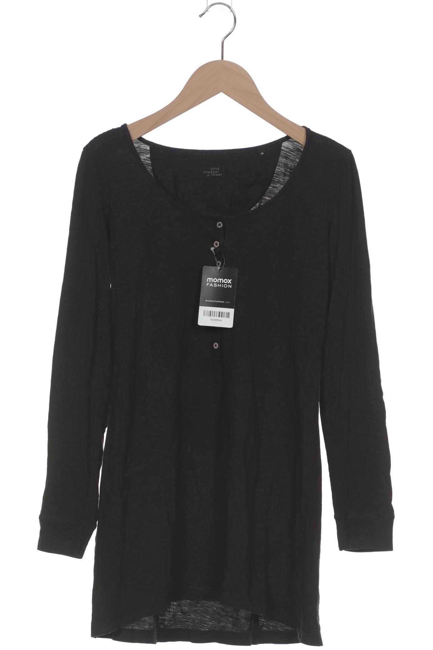 

Opus Damen Langarmshirt, schwarz, Gr. 36