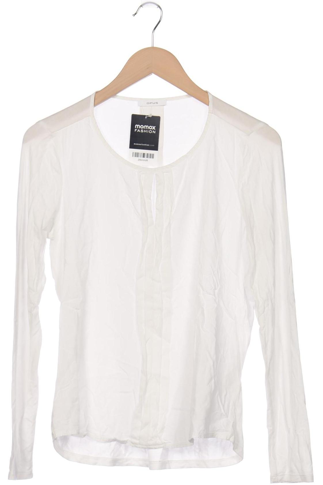 

Opus Damen Langarmshirt, weiß, Gr. 36