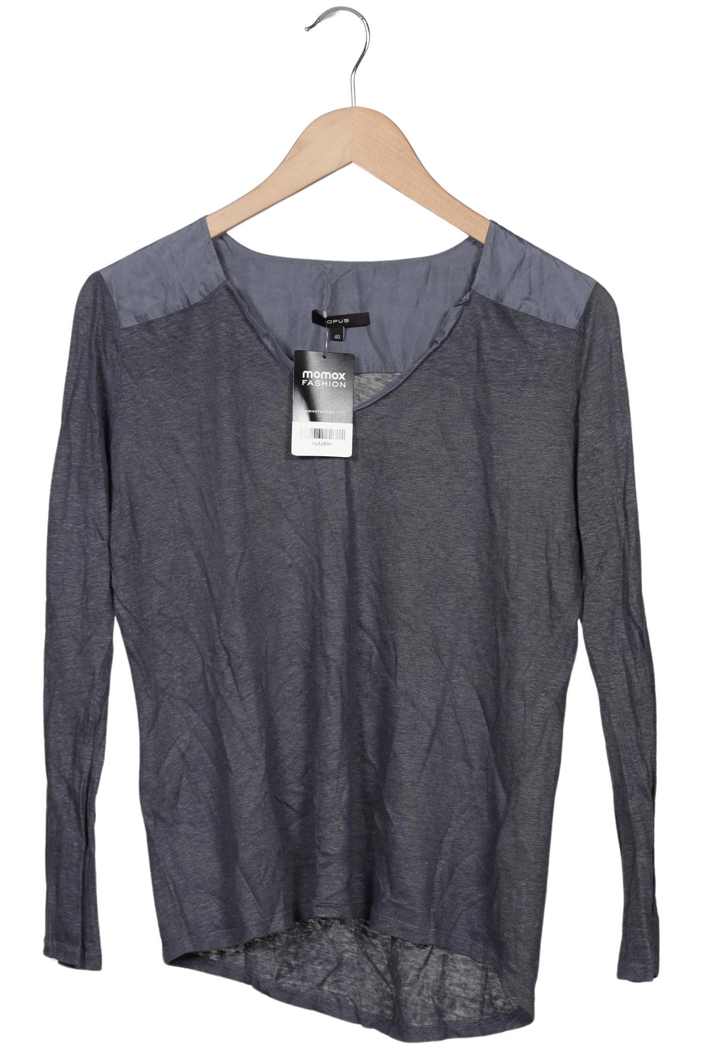 

Opus Damen Langarmshirt, grau, Gr. 40