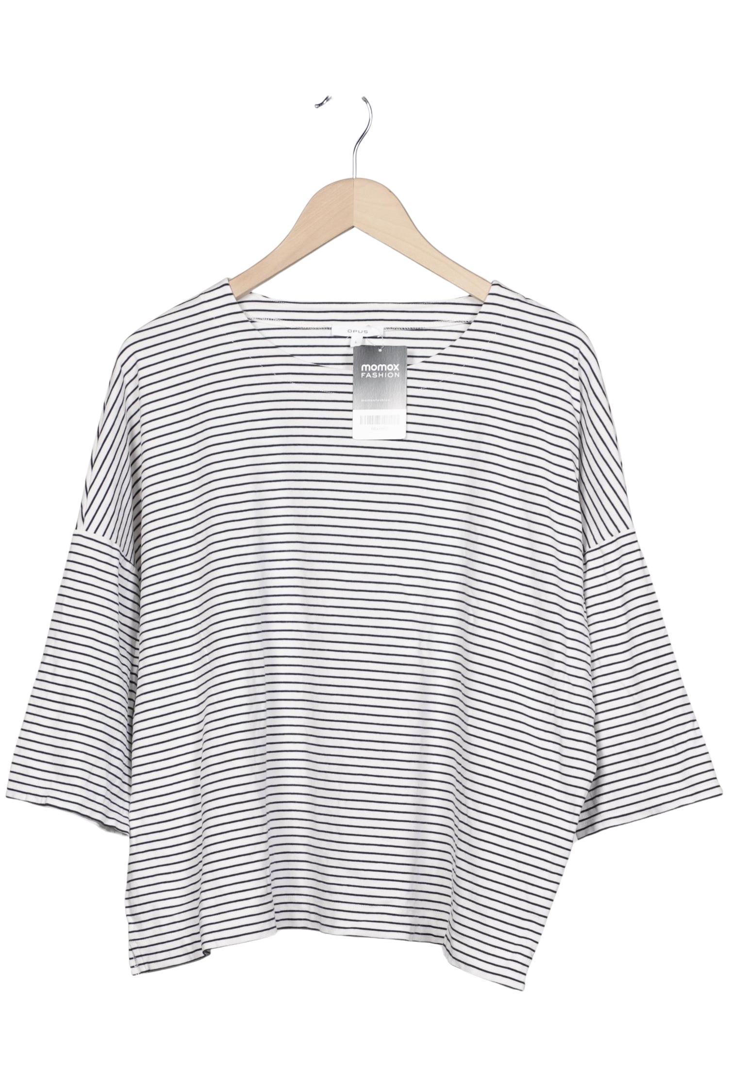 

Opus Damen Langarmshirt, weiß, Gr. 42