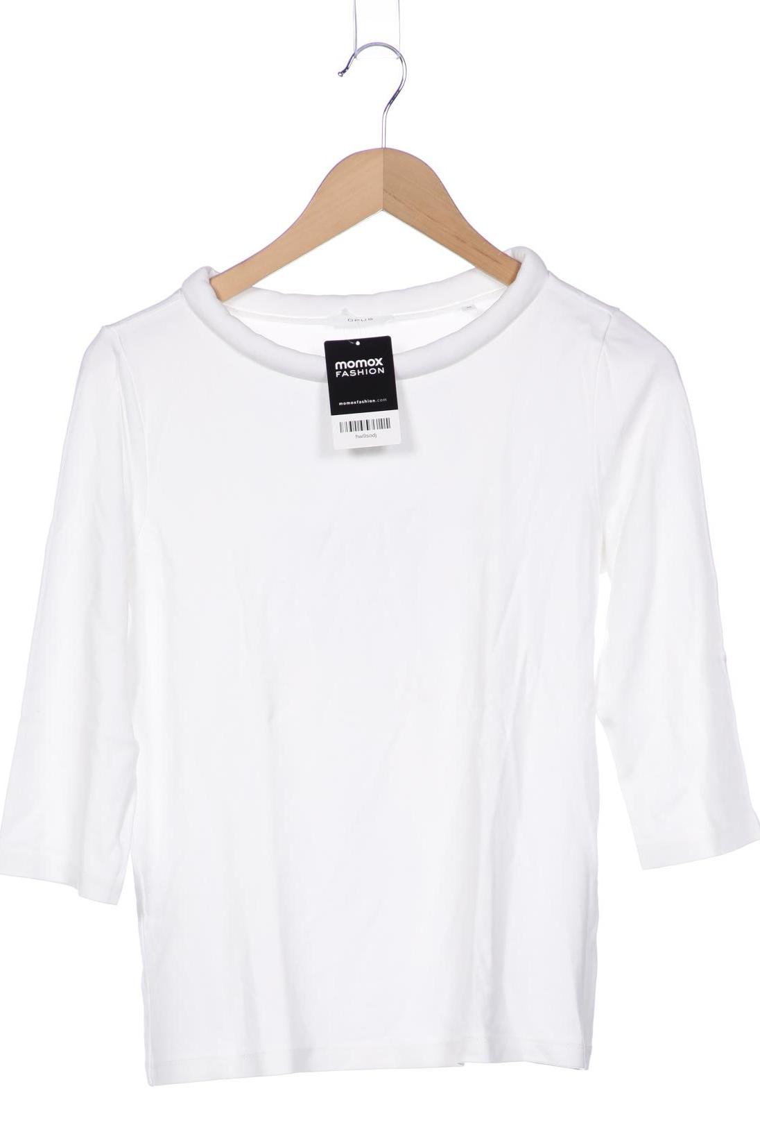

Opus Damen Langarmshirt, weiß, Gr. 36