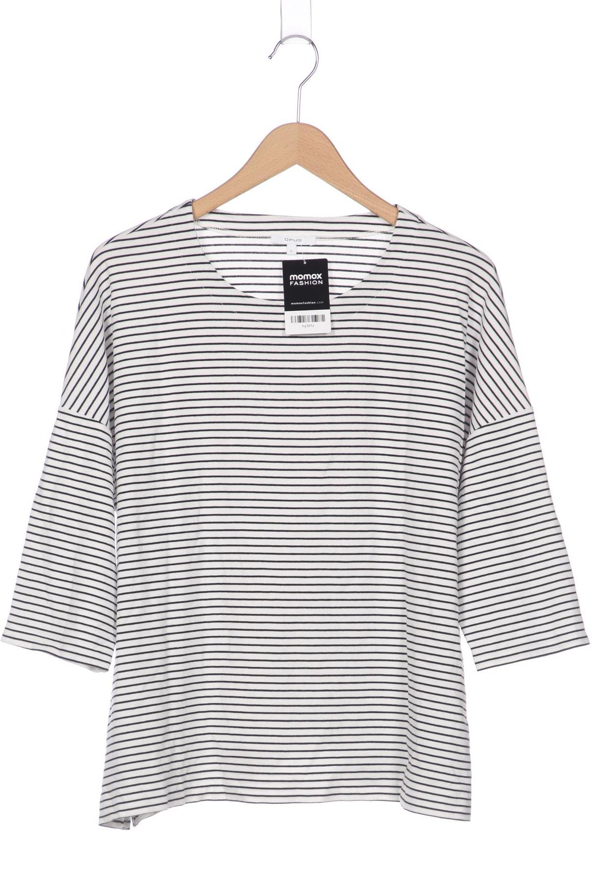 

Opus Damen Langarmshirt, weiß, Gr. 42