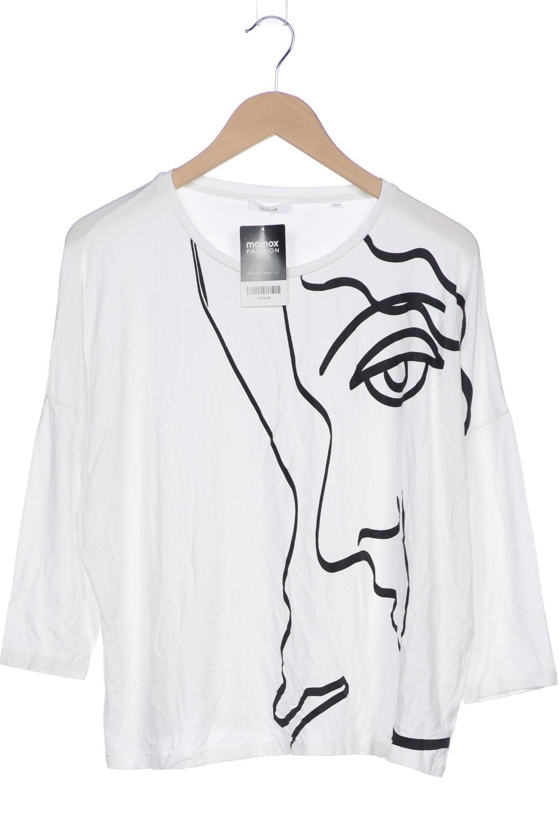 

Opus Damen Langarmshirt, weiß, Gr. 42