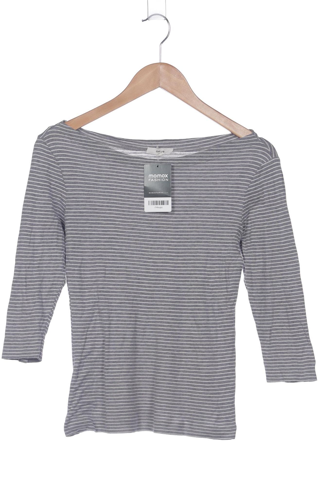 

Opus Damen Langarmshirt, grau, Gr. 36