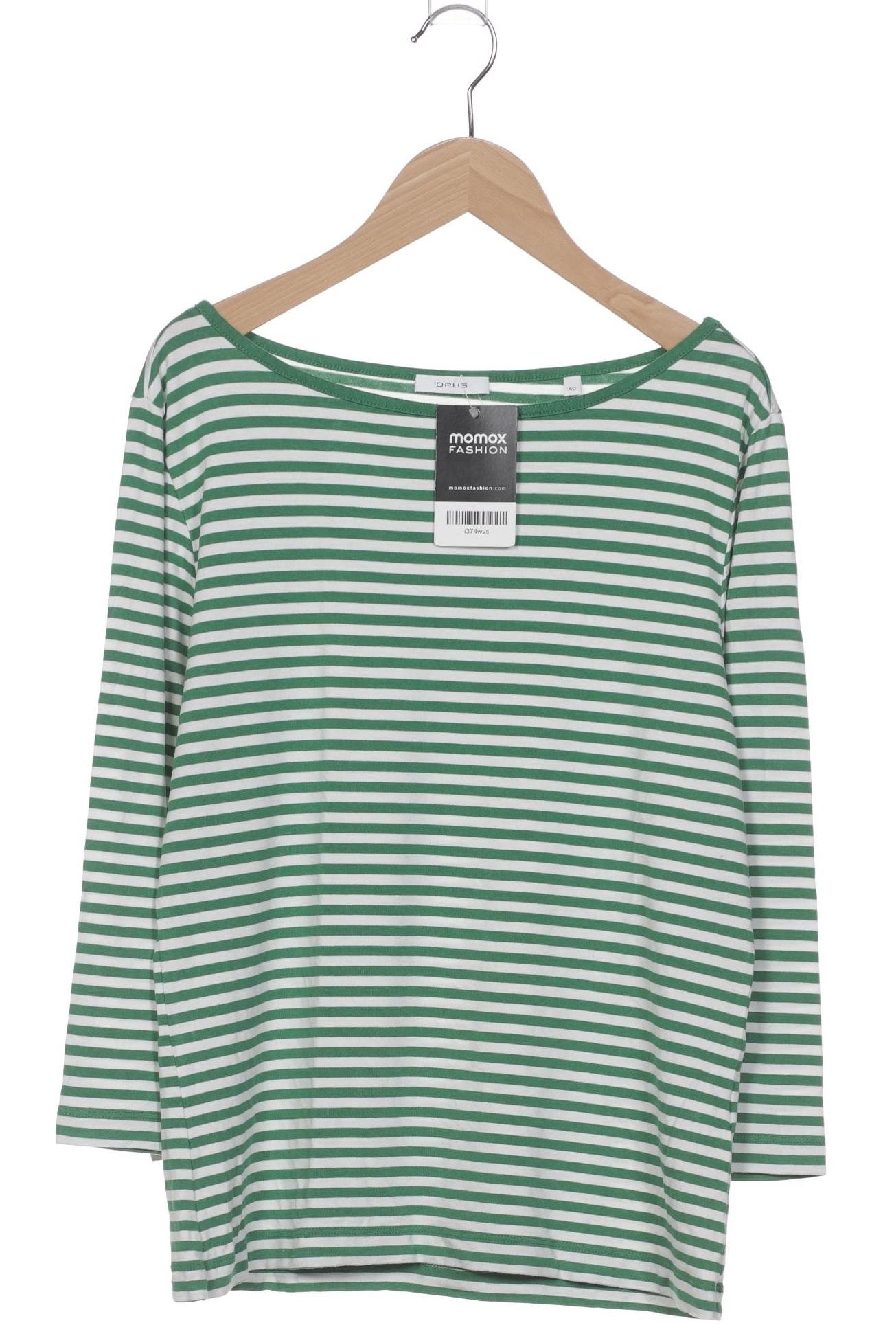 

Opus Damen Langarmshirt, grün, Gr. 40