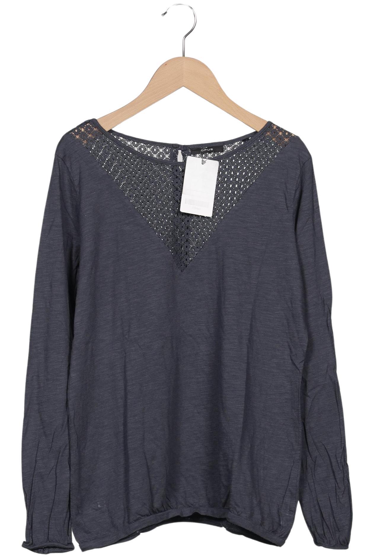 

Opus Damen Langarmshirt, marineblau, Gr. 38