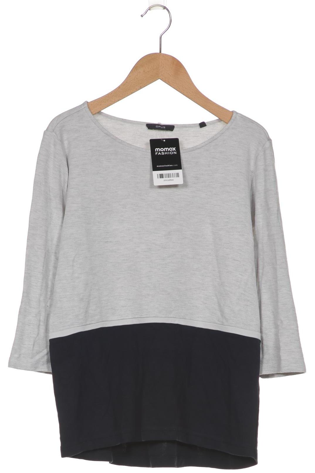 

Opus Damen Langarmshirt, grau, Gr. 36