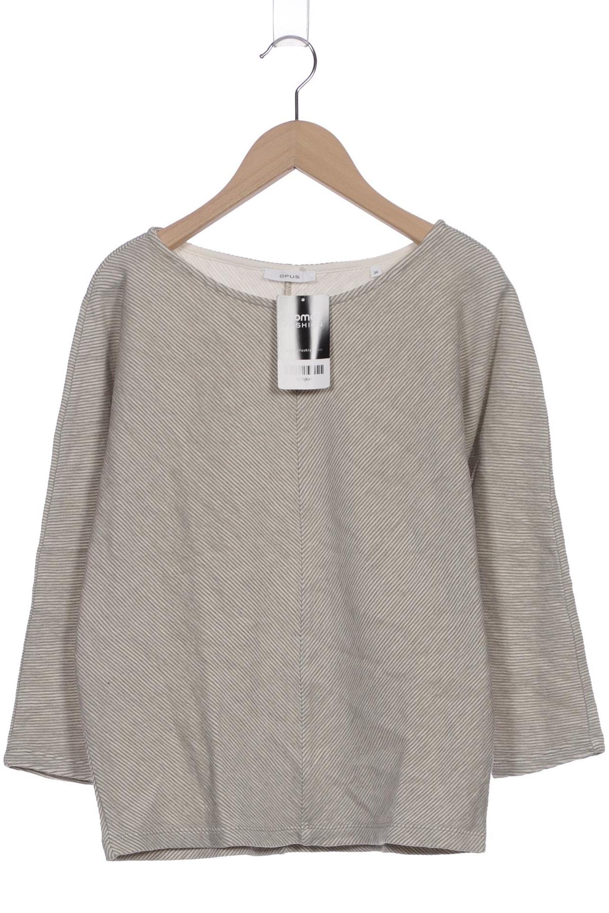 

Opus Damen Langarmshirt, grau, Gr. 36