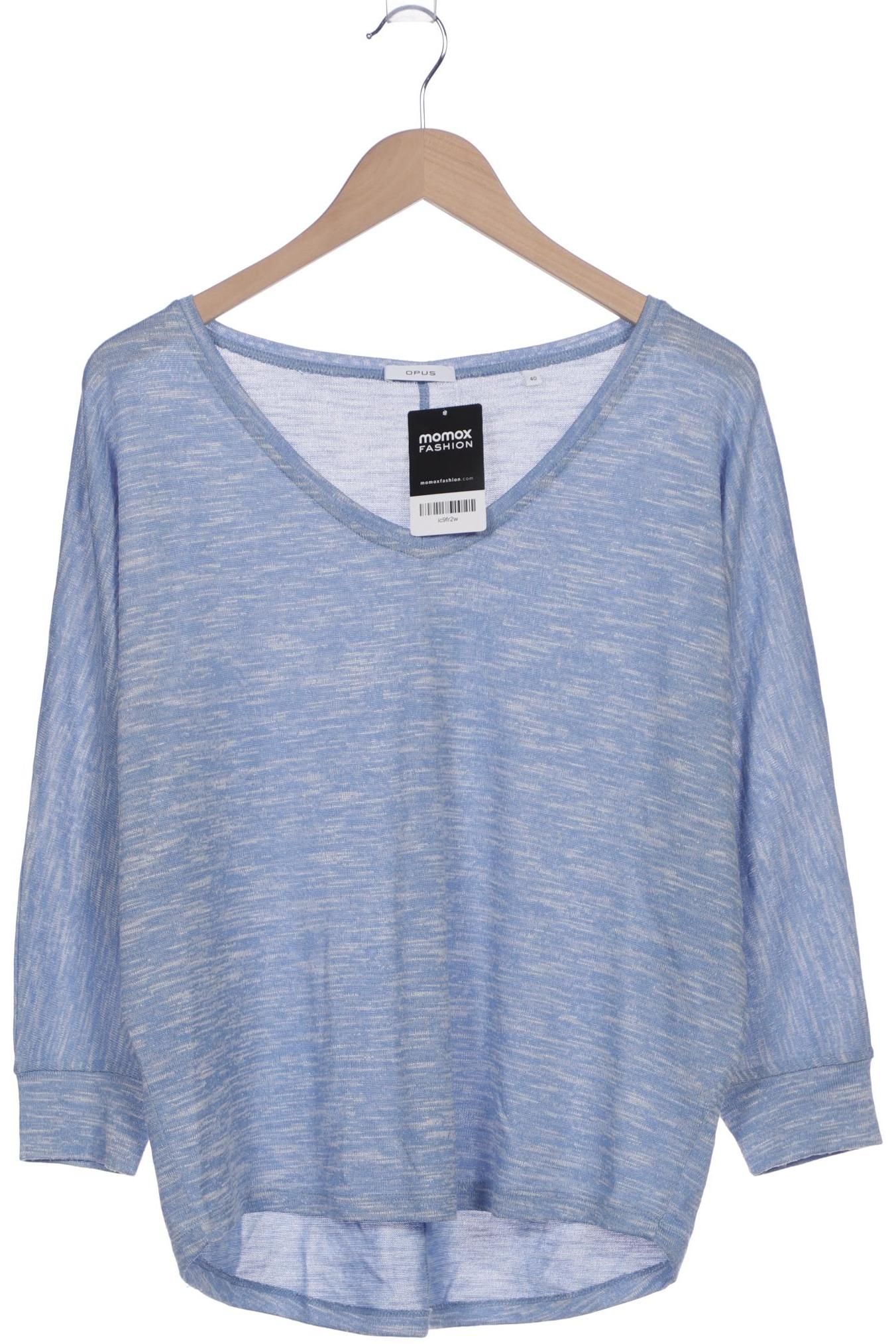 

Opus Damen Langarmshirt, blau, Gr. 40