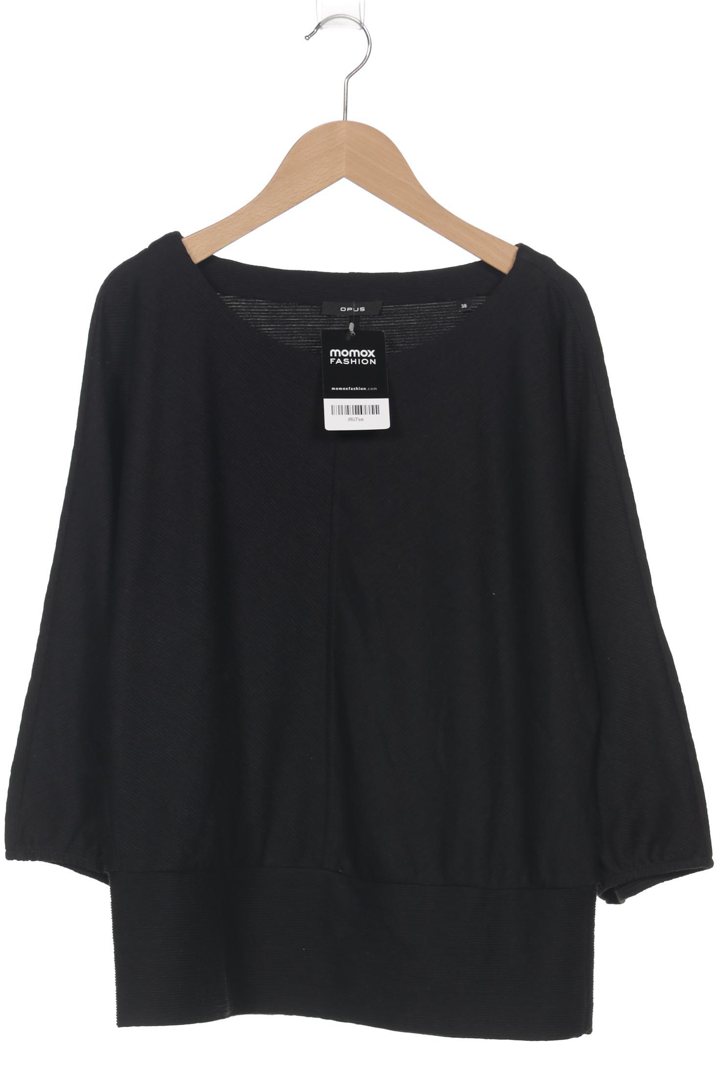 

Opus Damen Langarmshirt, schwarz, Gr. 38