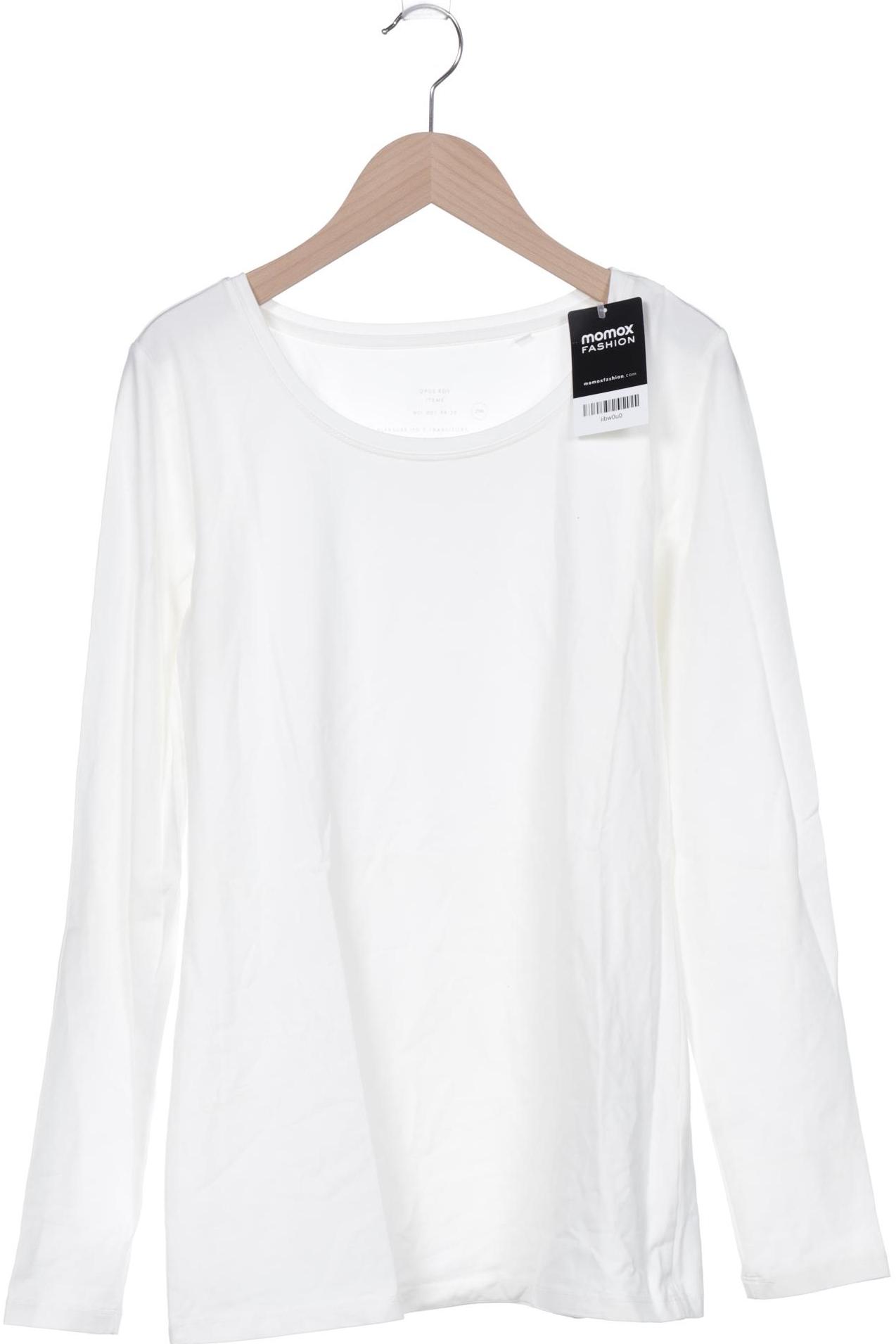 

Opus Damen Langarmshirt, weiß, Gr. 40