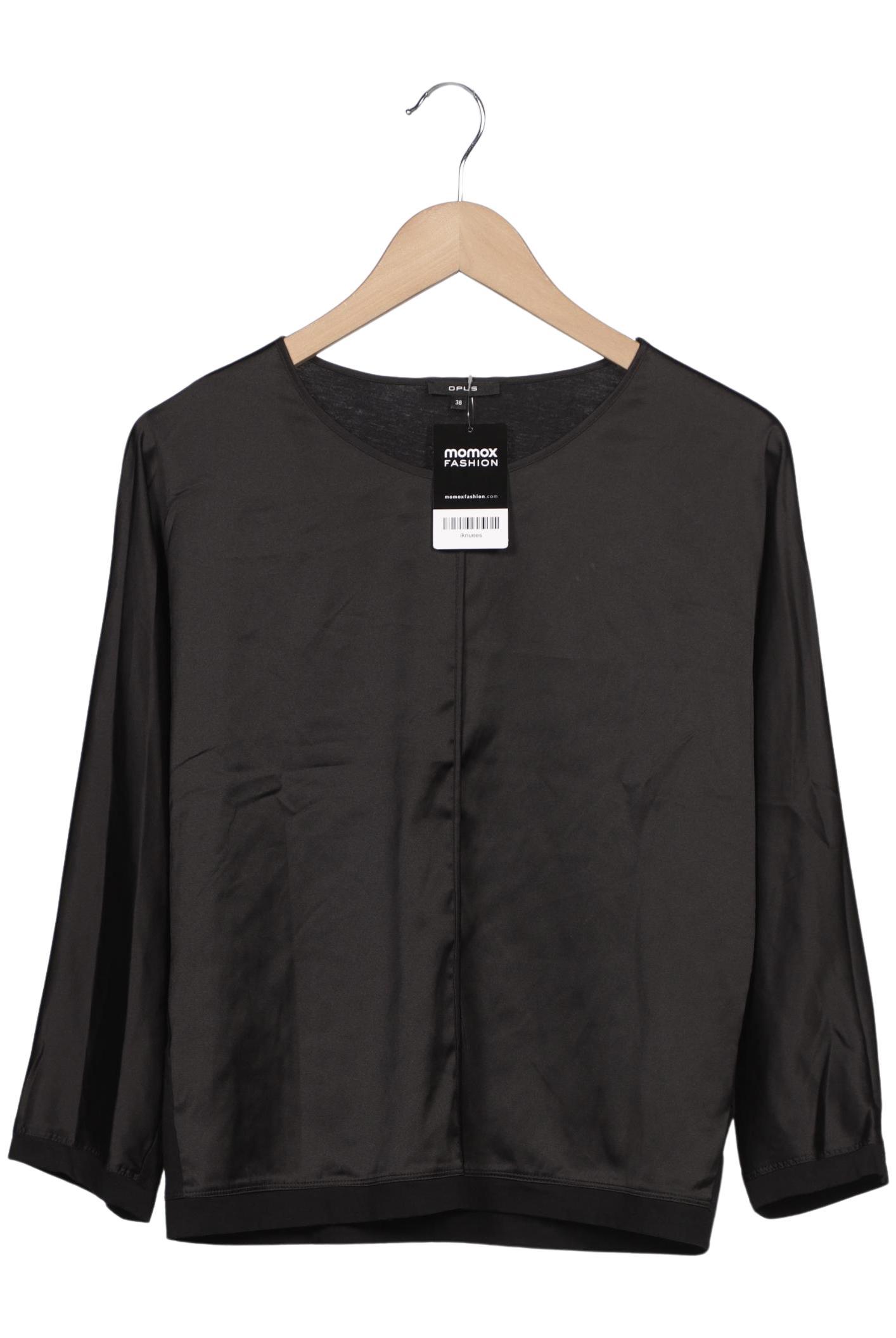 

Opus Damen Langarmshirt, schwarz, Gr. 38