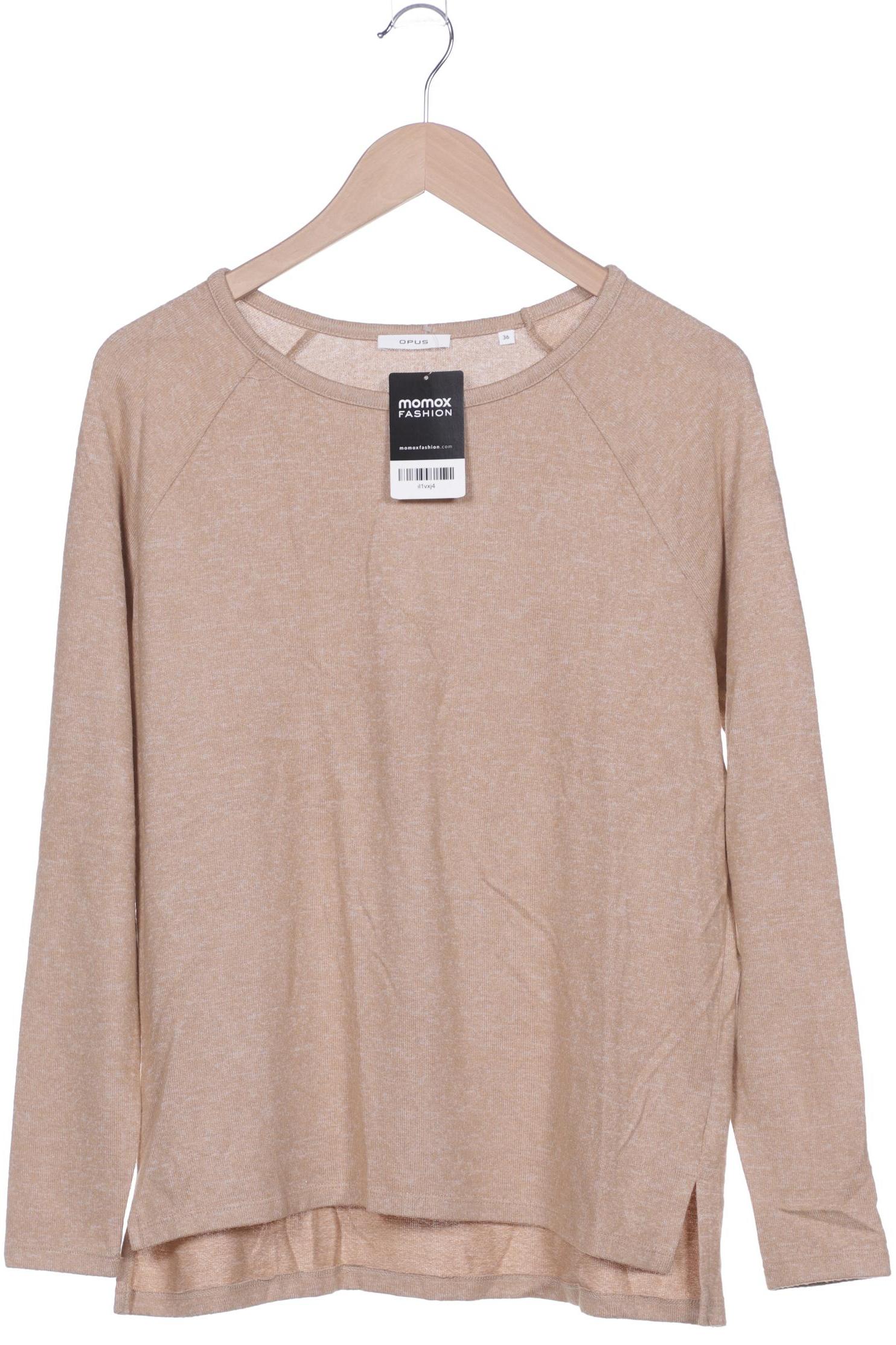 

Opus Damen Langarmshirt, beige, Gr. 36