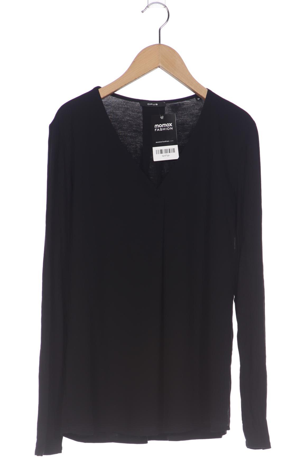 

Opus Damen Langarmshirt, schwarz, Gr. 36