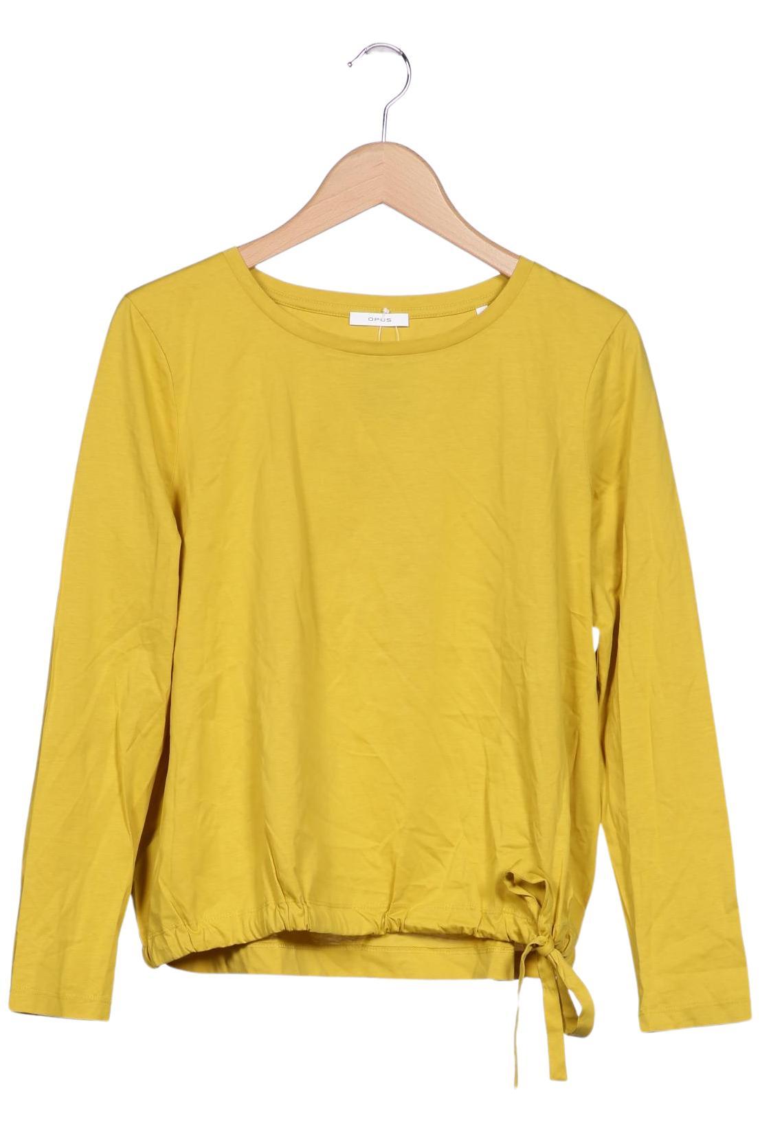 

Opus Damen Langarmshirt, gelb, Gr. 36