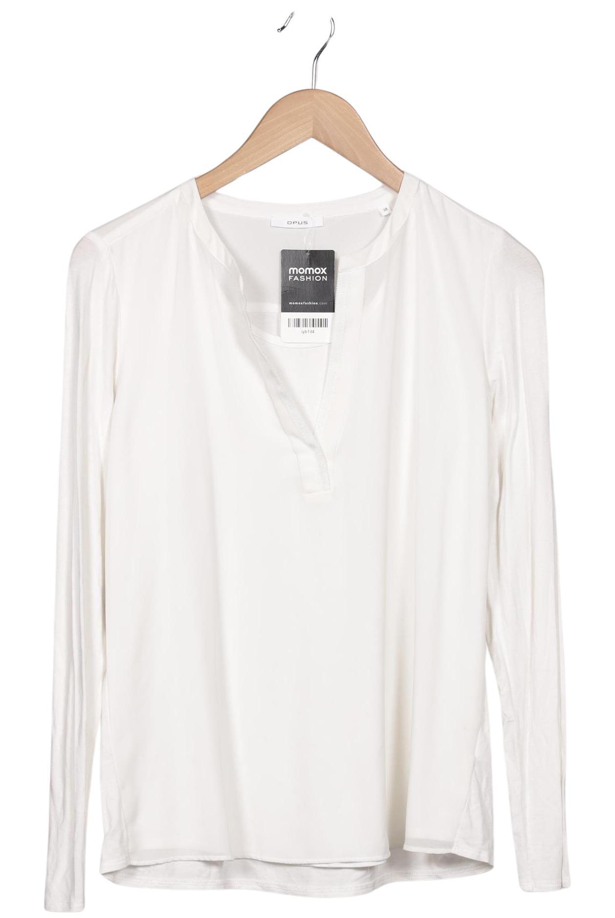 

Opus Damen Langarmshirt, weiß, Gr. 38