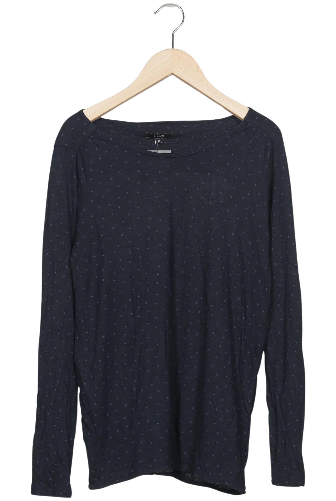 

Opus Damen Langarmshirt, marineblau, Gr. 38