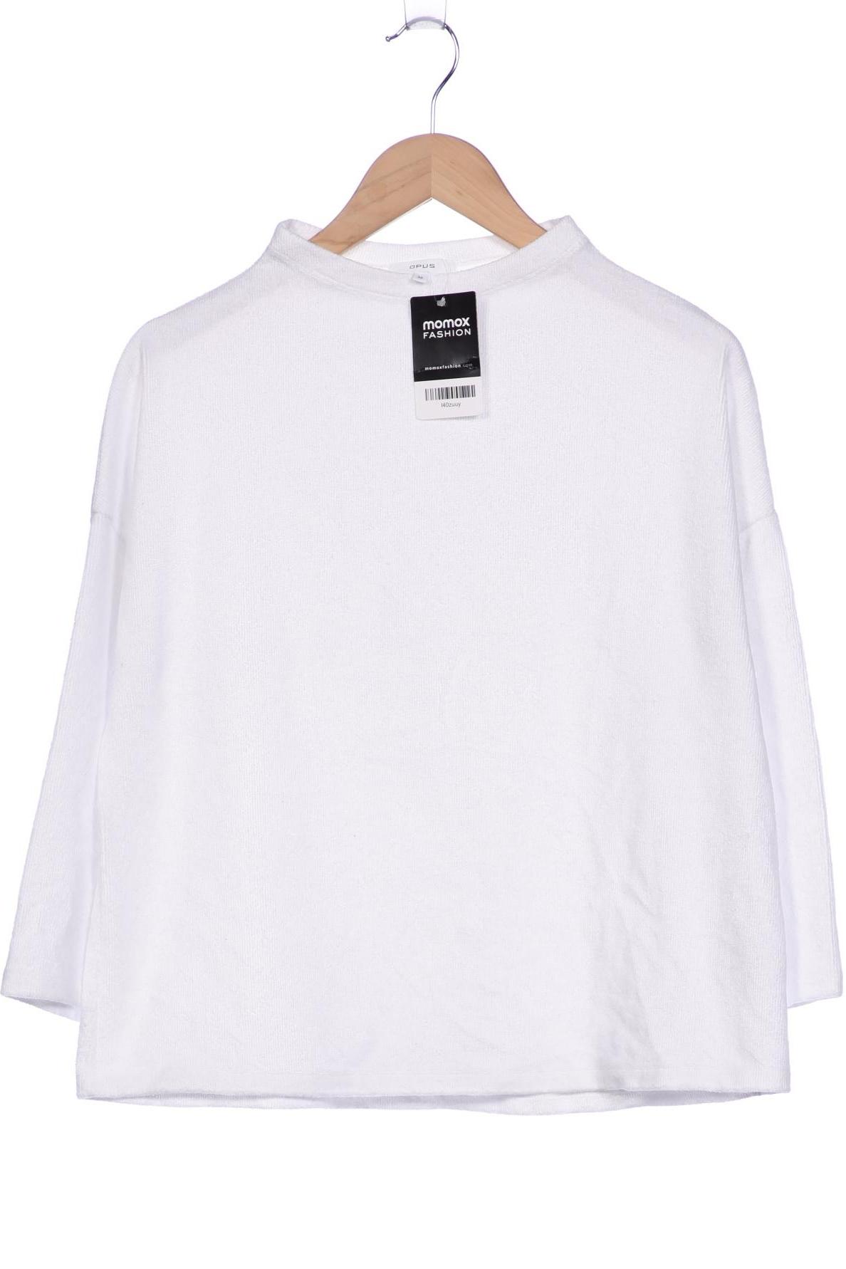 

Opus Damen Langarmshirt, weiß, Gr. 36