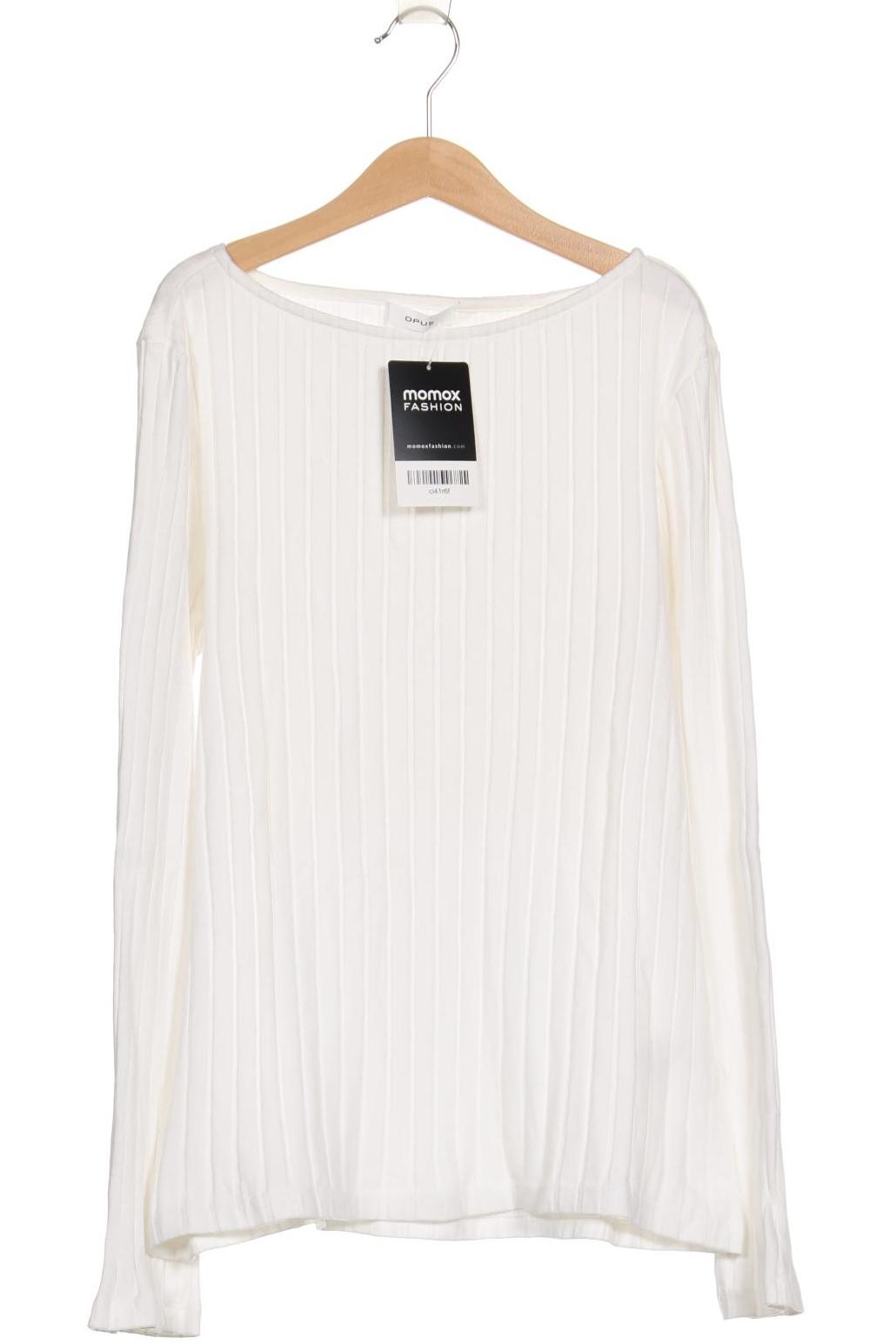 

Opus Damen Langarmshirt, weiß, Gr. 40