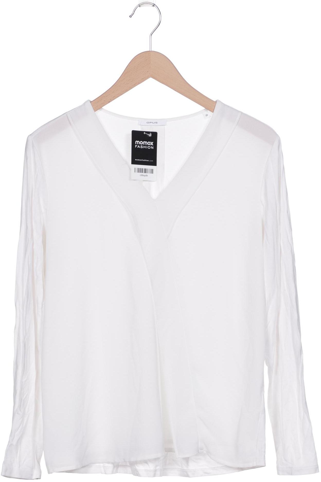 

Opus Damen Langarmshirt, weiß, Gr. 38