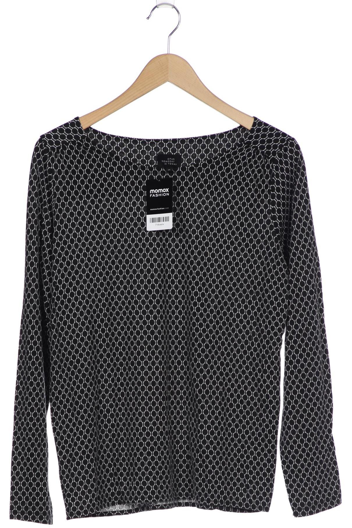 

Opus Damen Langarmshirt, schwarz, Gr. 38