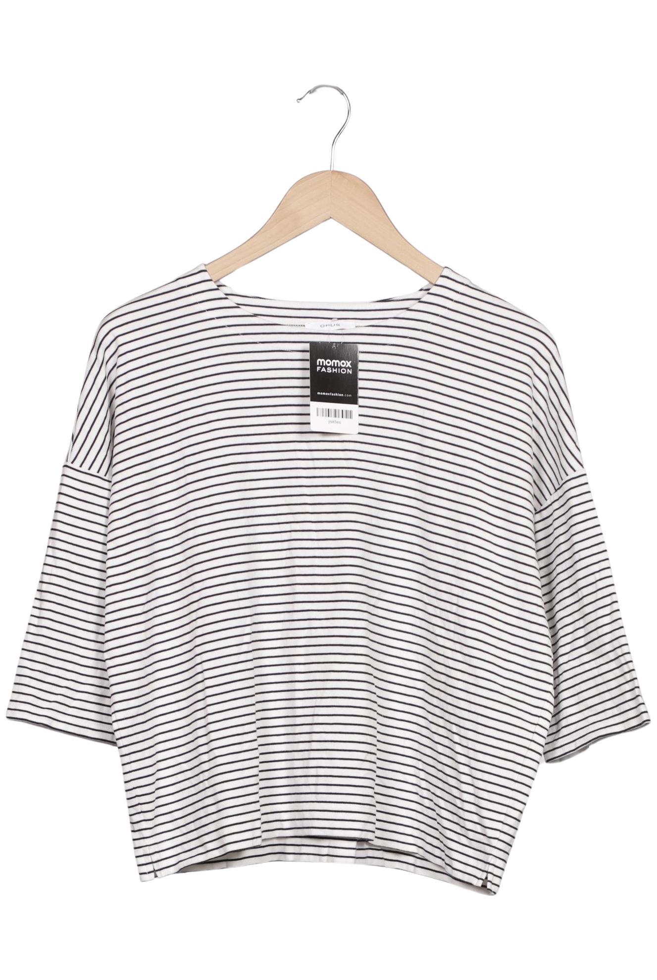 

Opus Damen Langarmshirt, weiß, Gr. 36