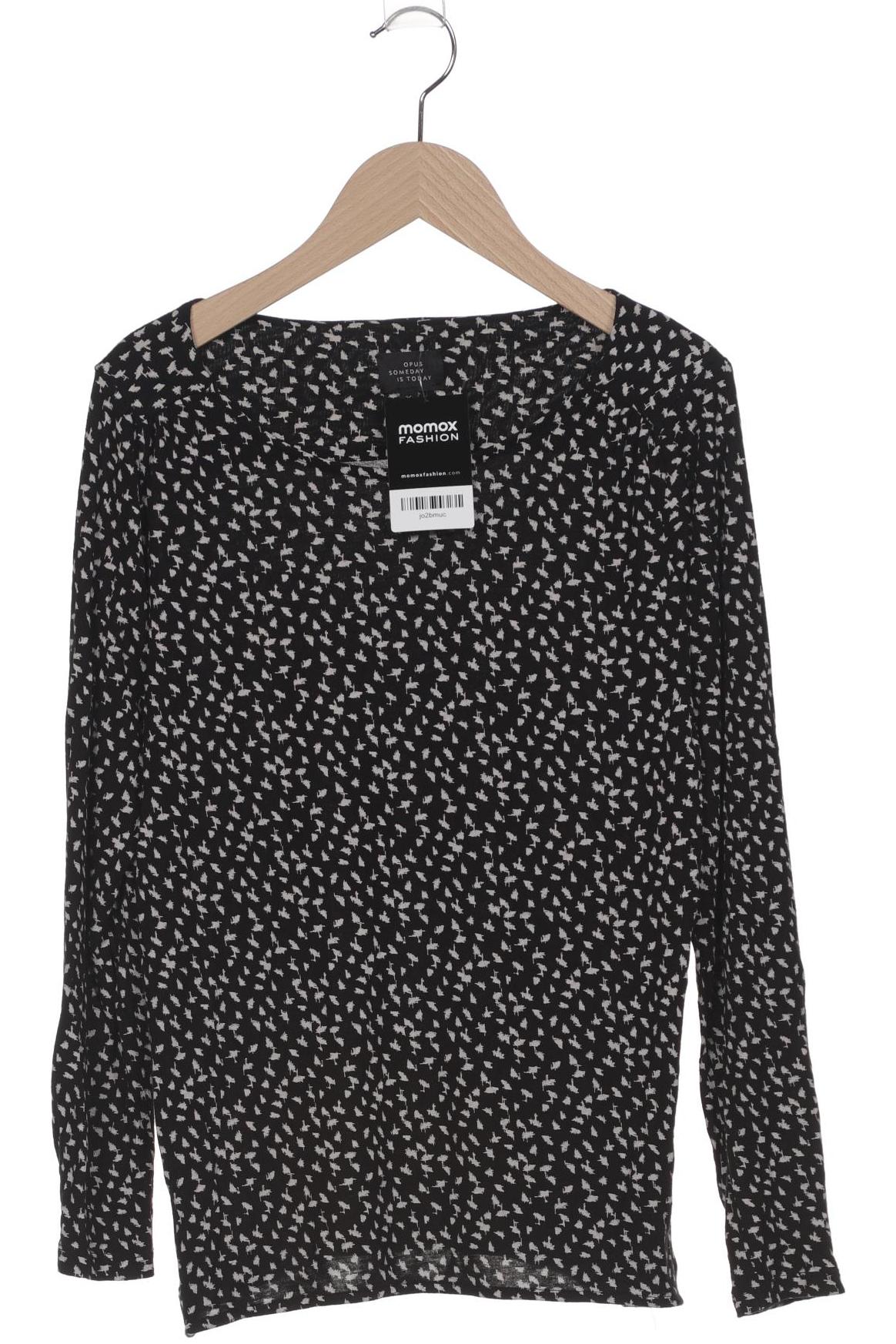 

Opus Damen Langarmshirt, schwarz, Gr. 36