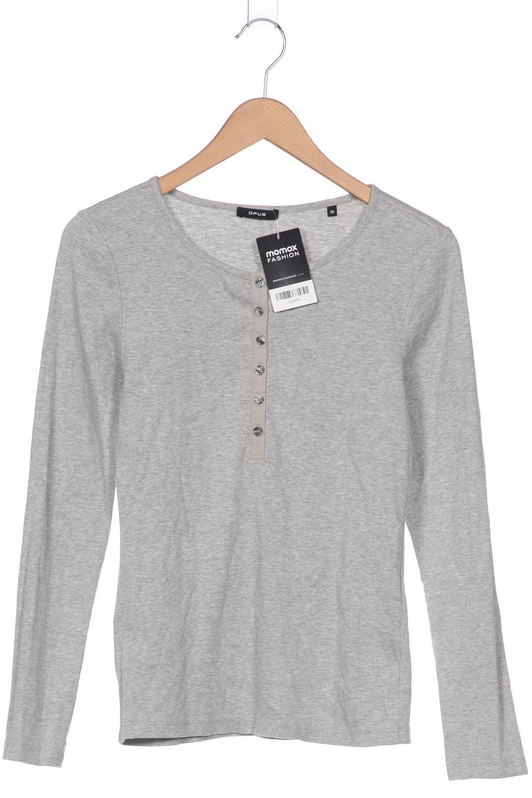 

Opus Damen Langarmshirt, grau, Gr. 38
