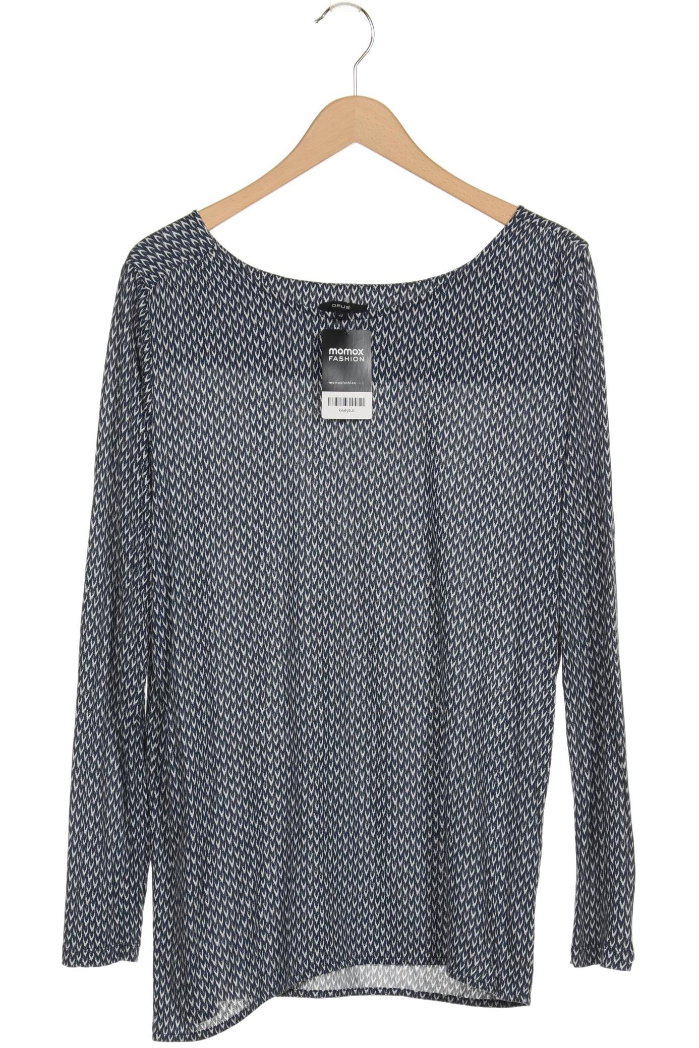 

Opus Damen Langarmshirt, blau, Gr. 42
