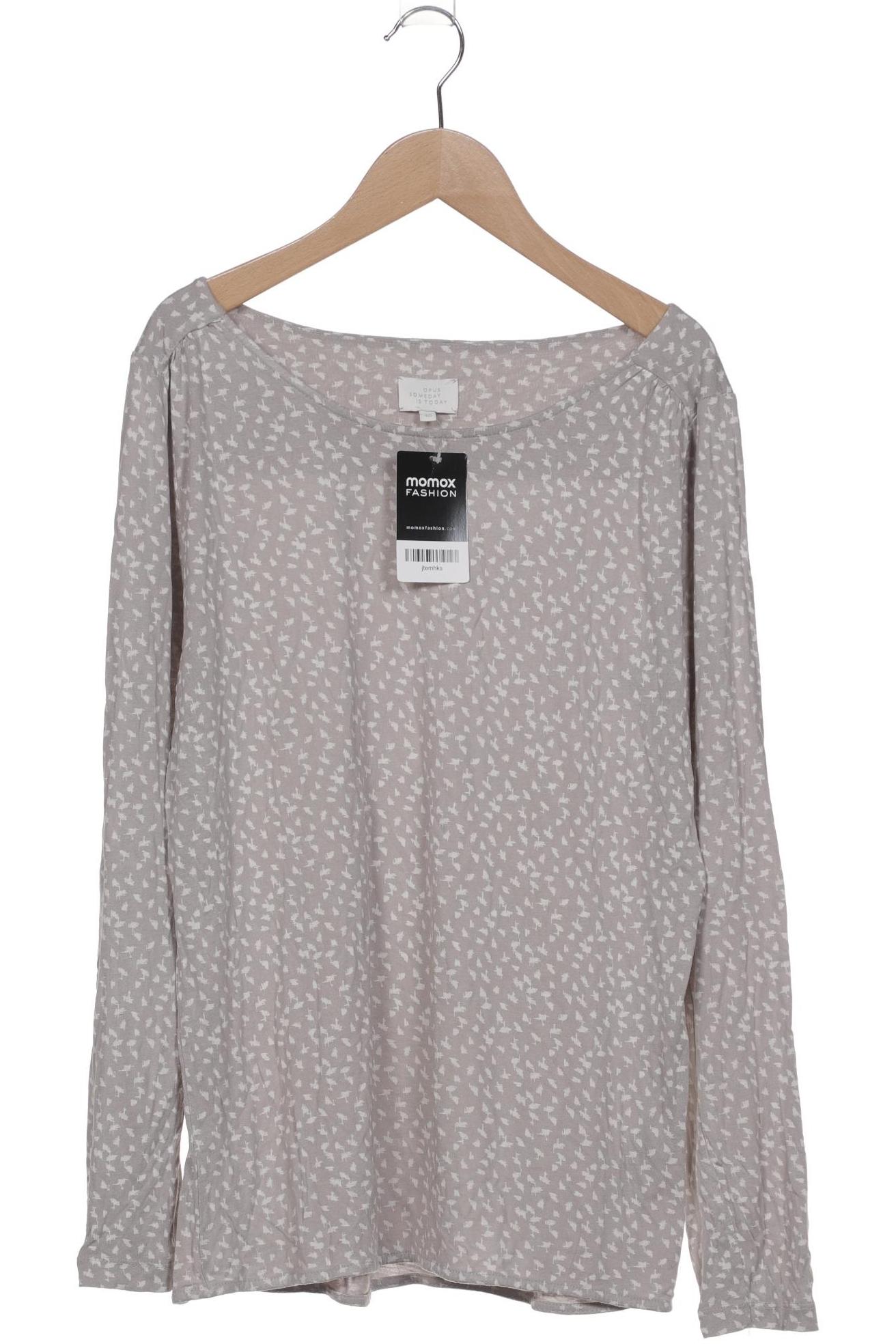 

Opus Damen Langarmshirt, grau, Gr. 40