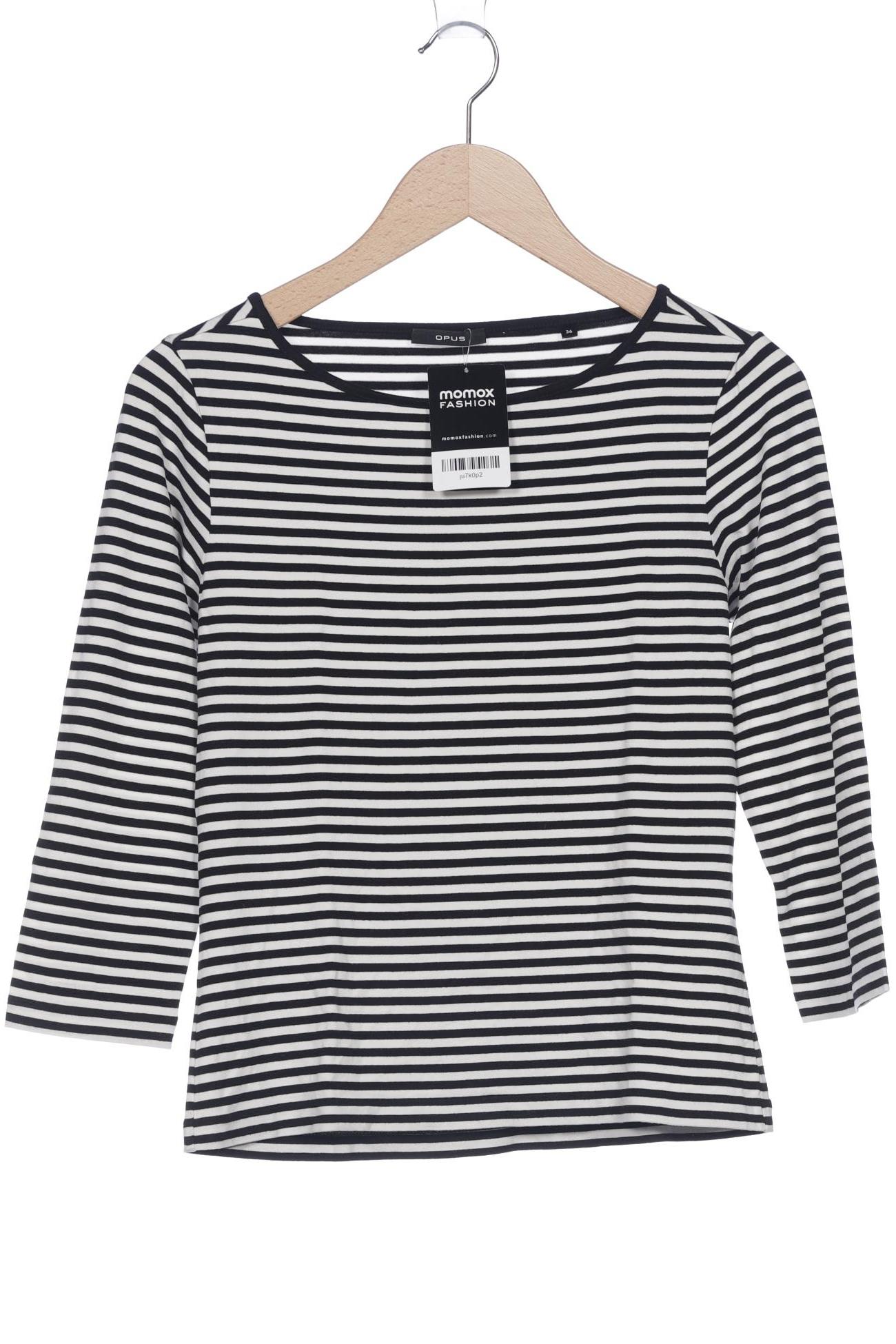 

Opus Damen Langarmshirt, weiß, Gr. 36