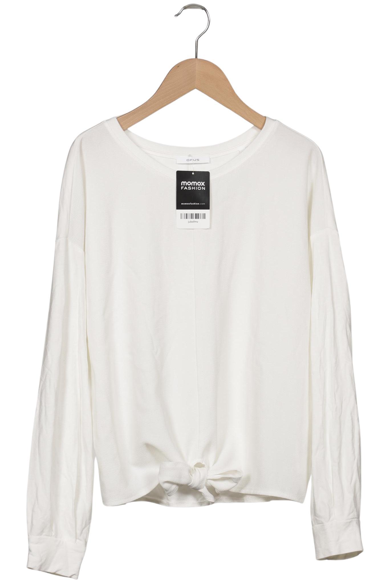 

Opus Damen Langarmshirt, weiß, Gr. 38