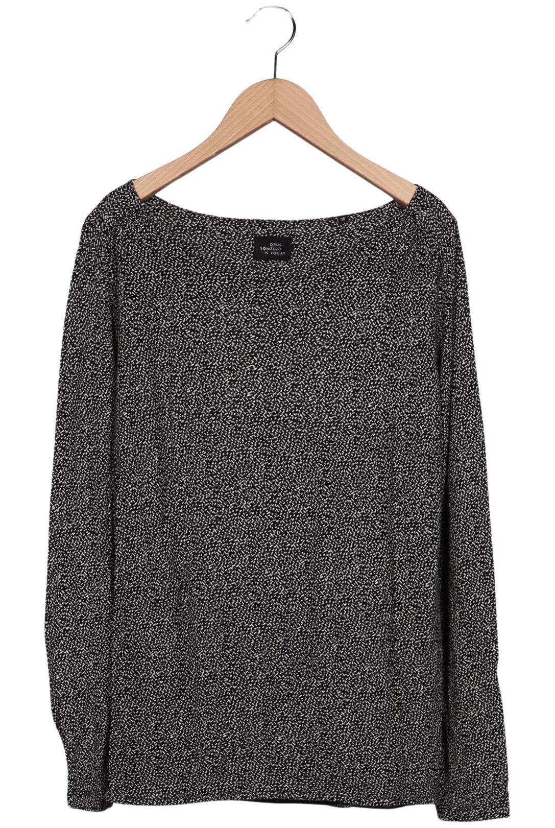 

Opus Damen Langarmshirt, schwarz, Gr. 38