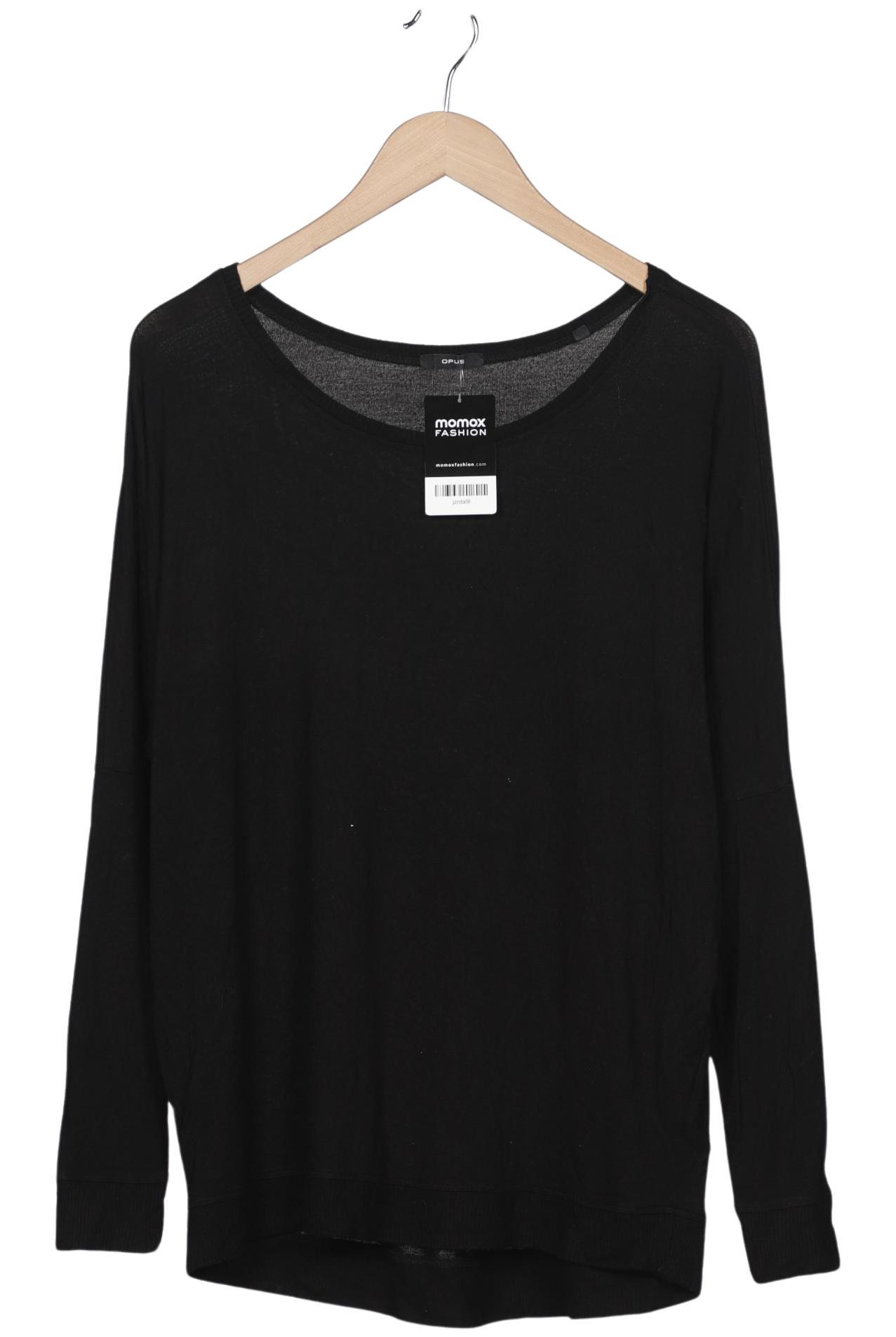 

Opus Damen Langarmshirt, schwarz, Gr. 40