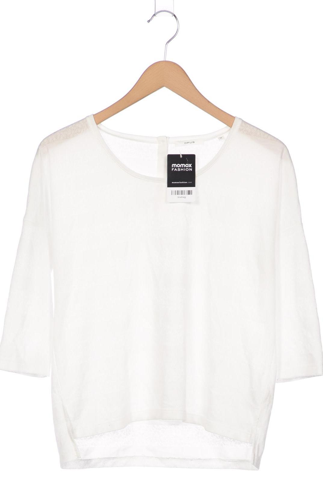 

Opus Damen Langarmshirt, weiß, Gr. 36