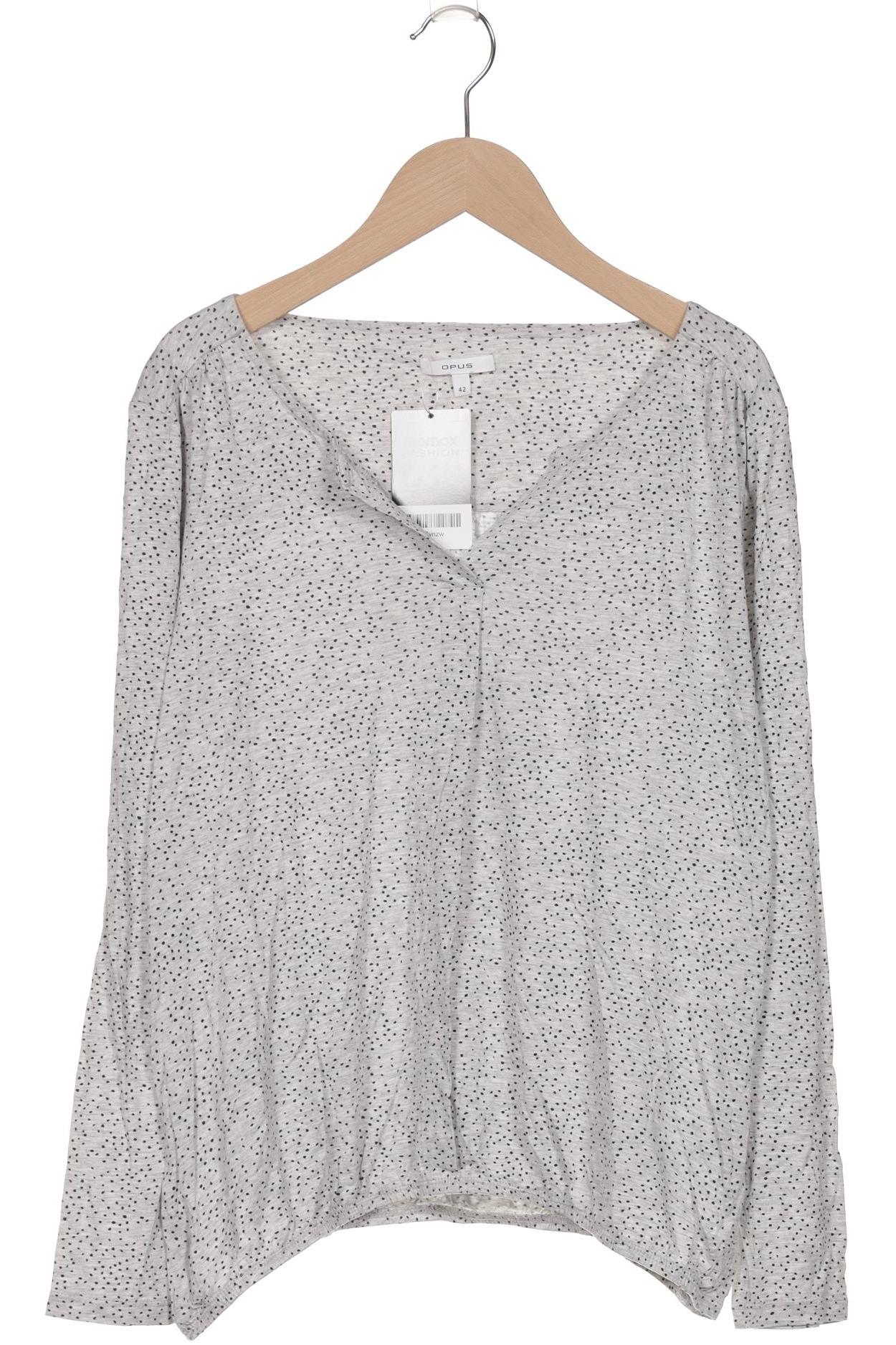 

Opus Damen Langarmshirt, grau, Gr. 42