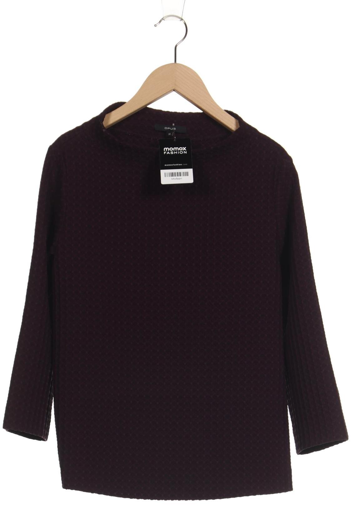 

Opus Damen Langarmshirt, bordeaux, Gr. 36