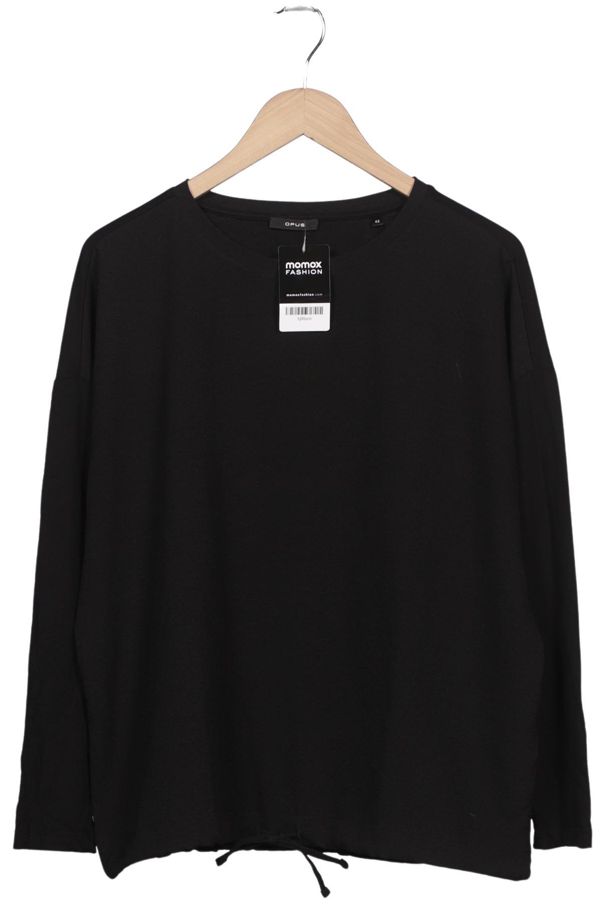 

Opus Damen Langarmshirt, schwarz, Gr. 42