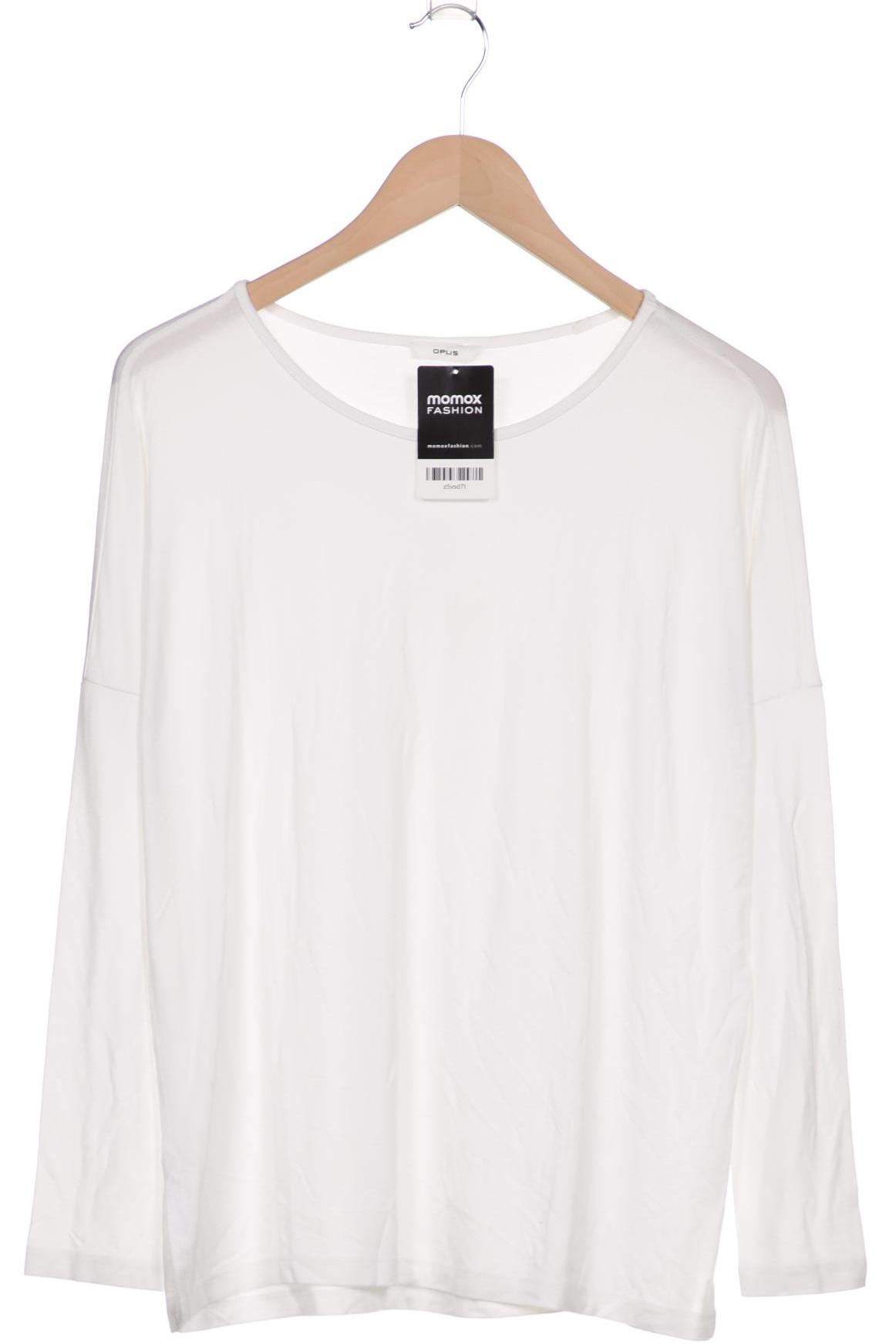 

Opus Damen Langarmshirt, weiß, Gr. 40