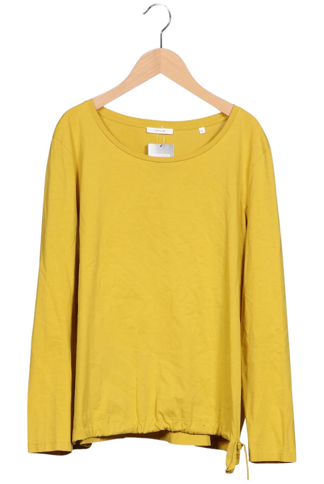 

Opus Damen Langarmshirt, gelb, Gr. 44