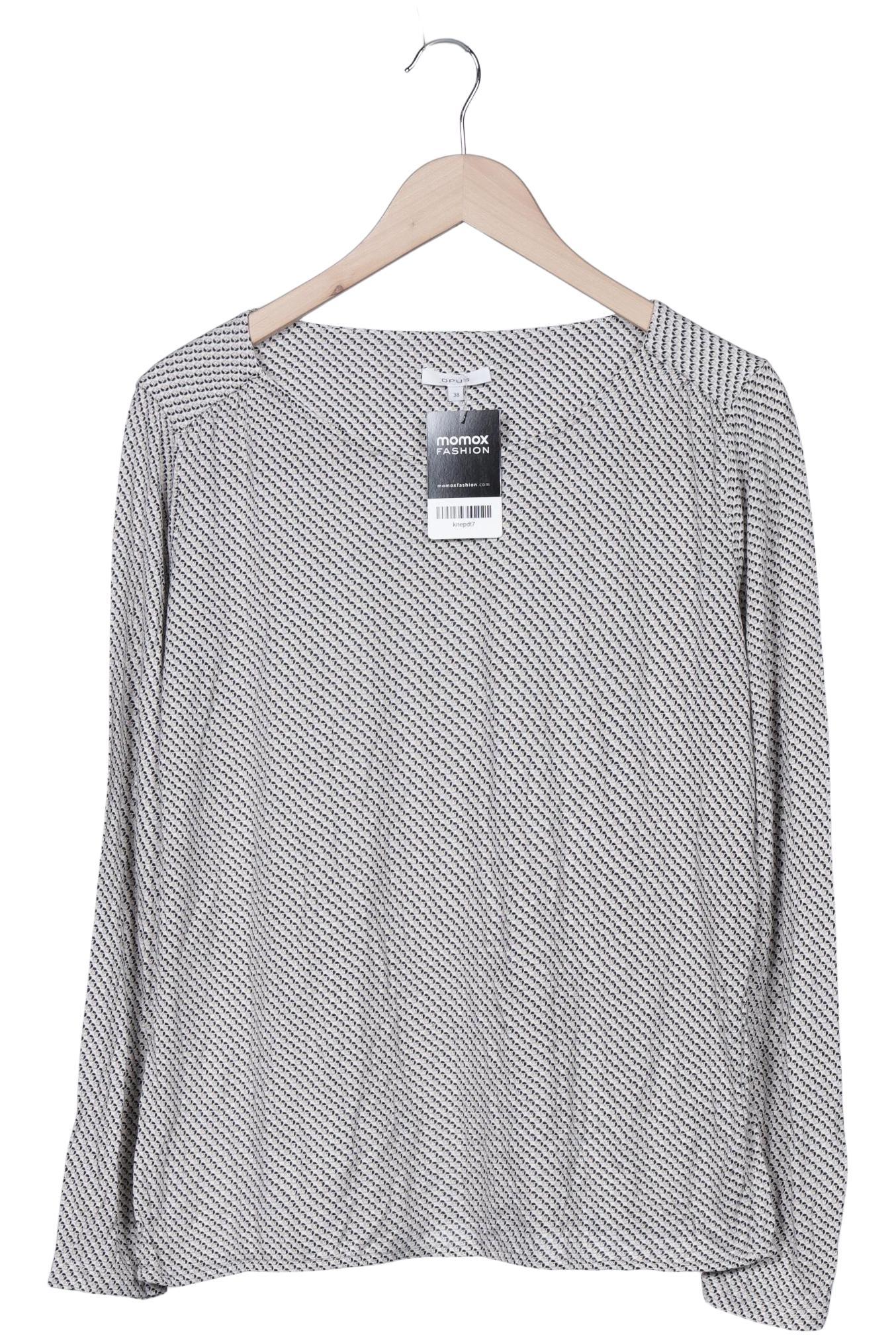 

Opus Damen Langarmshirt, grau, Gr. 38