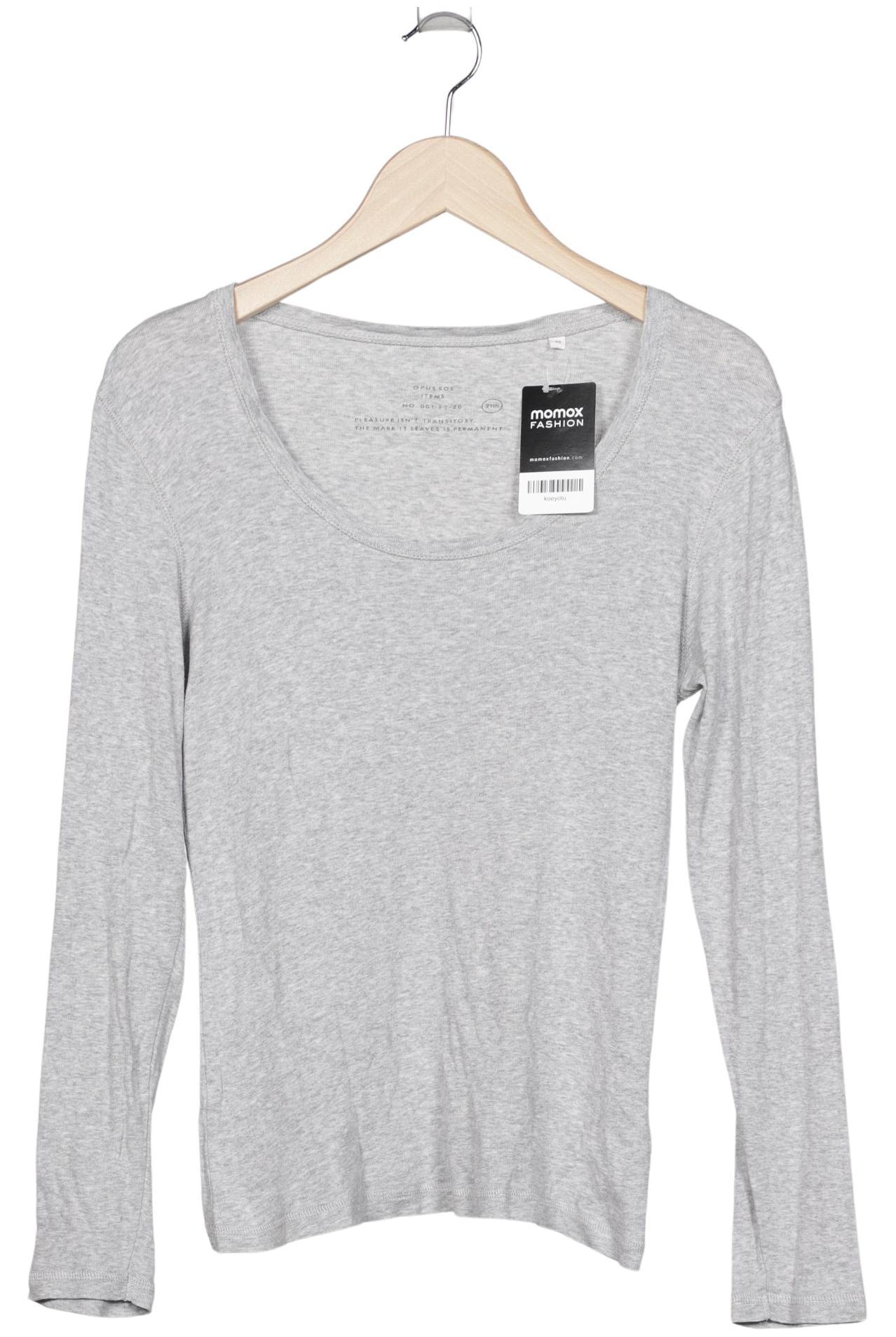 

Opus Damen Langarmshirt, grau, Gr. 40