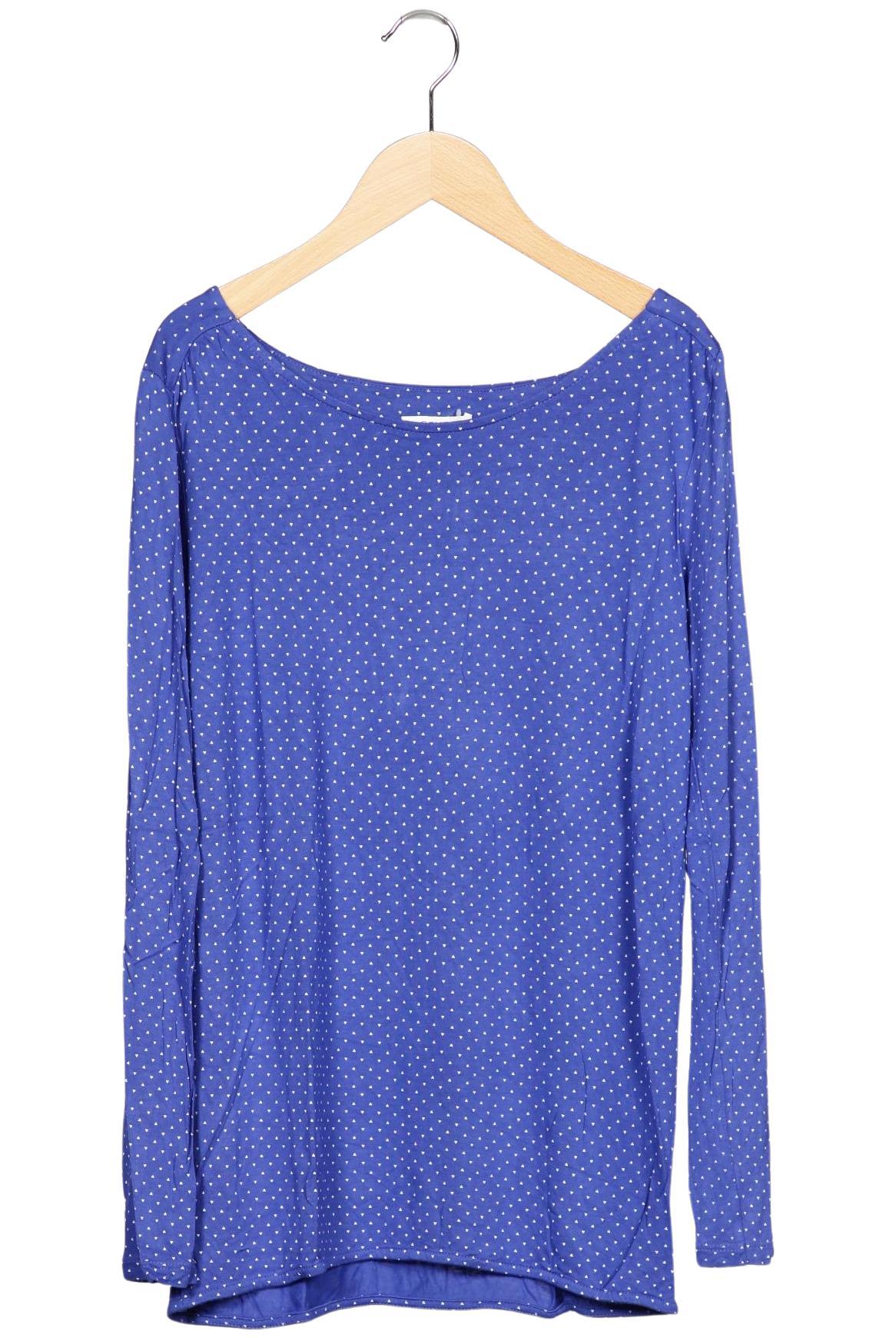 

Opus Damen Langarmshirt, blau, Gr. 38