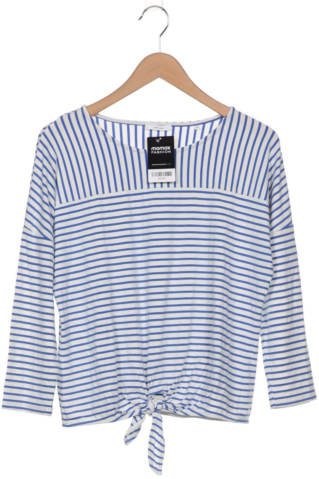 

Opus Damen Langarmshirt, blau, Gr. 38