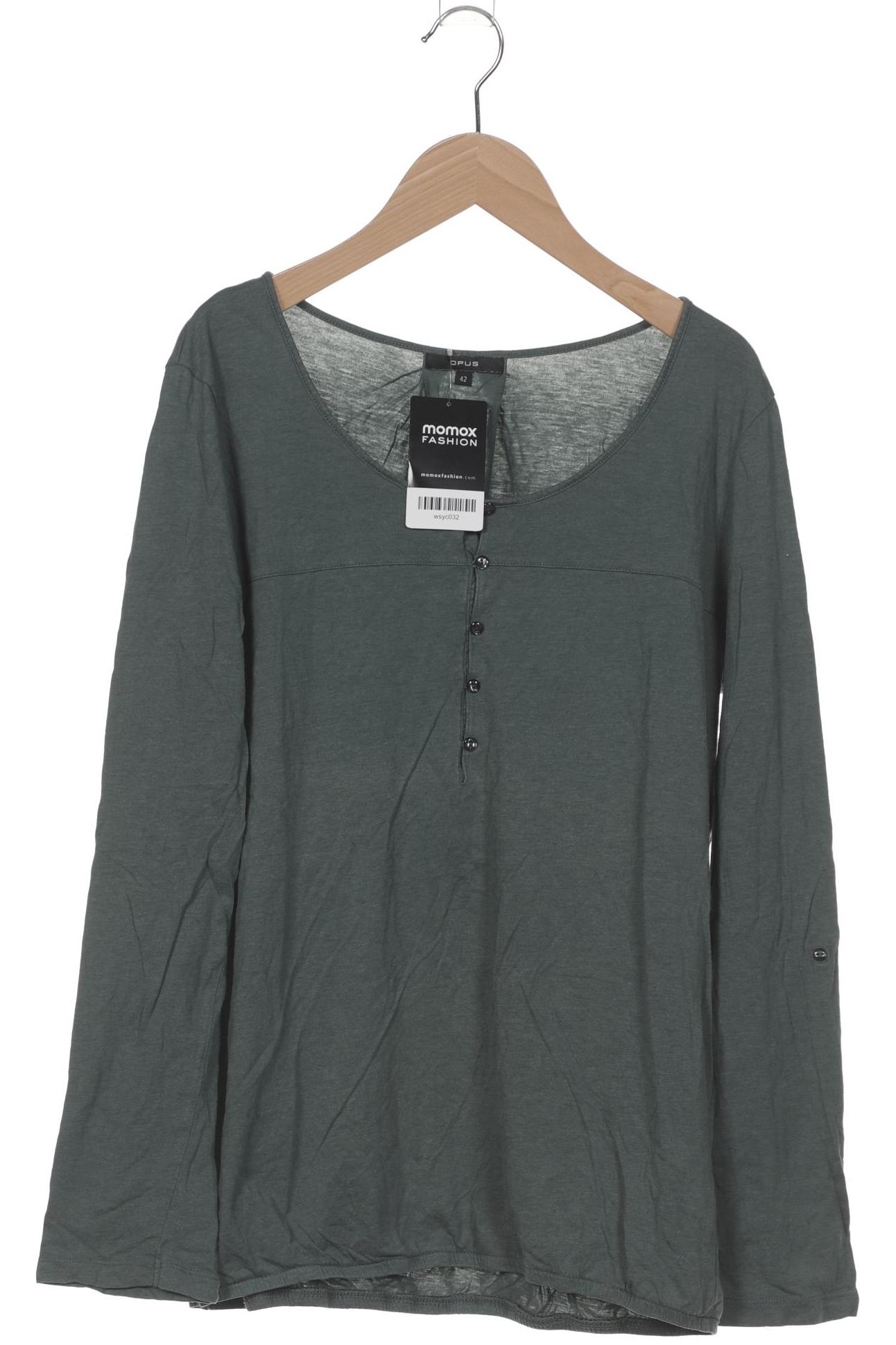 

Opus Damen Langarmshirt, grün, Gr. 42