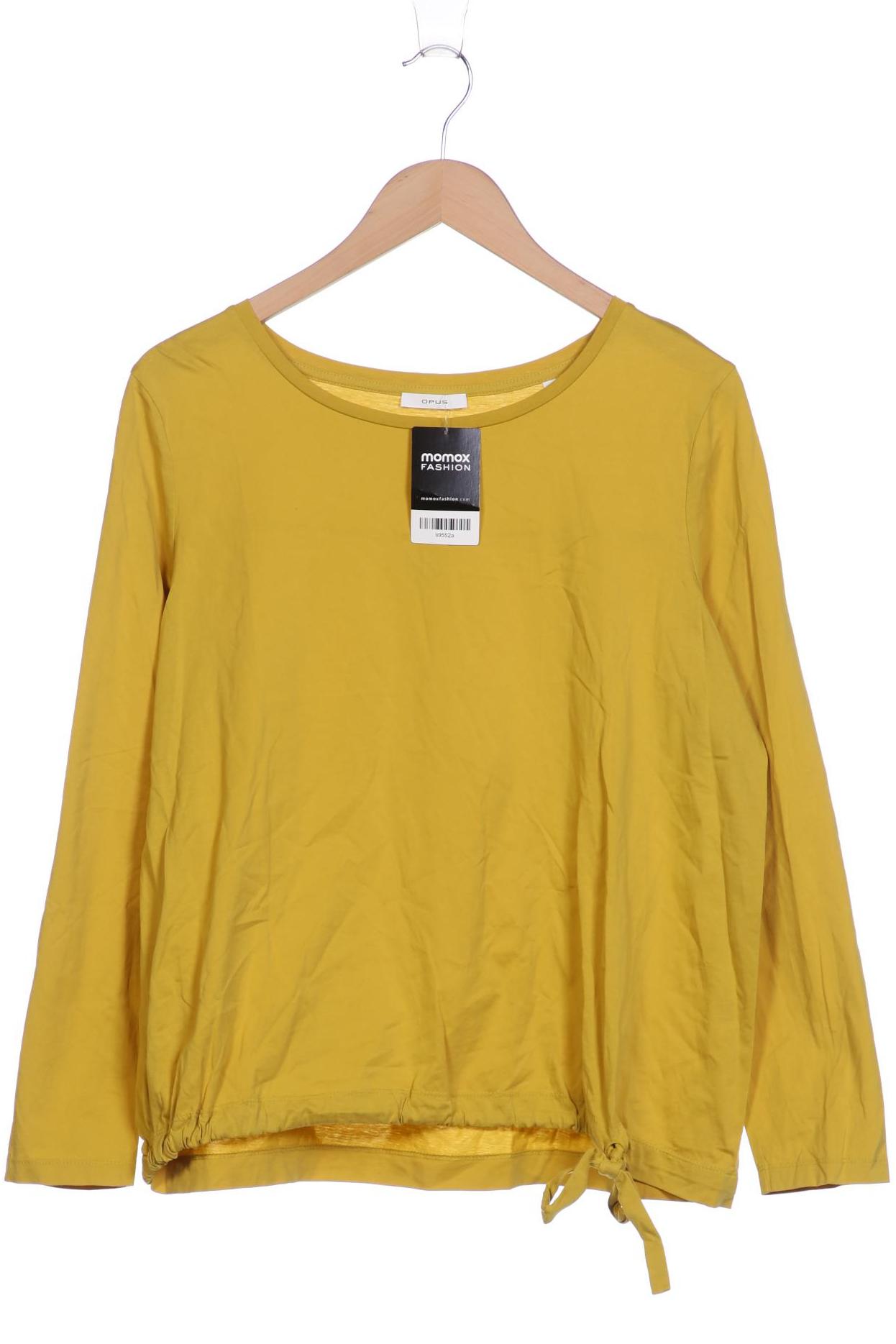 

Opus Damen Langarmshirt, gelb, Gr. 42